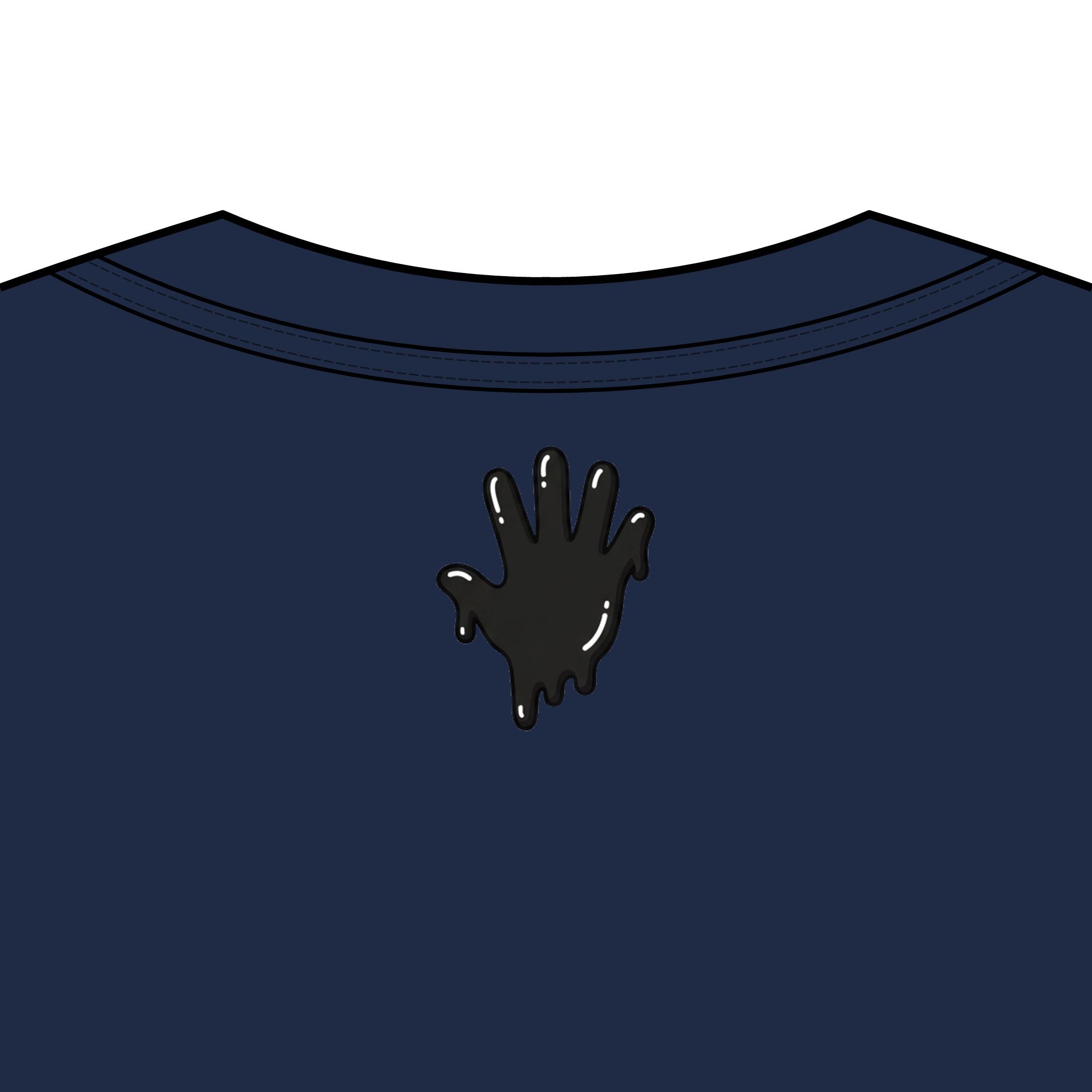 The Slime Shop Men's Box Tee — White / Black Slime In 5