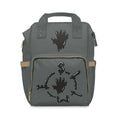 The Slime Shop Diaper Backpack — Gray / Black Slime Sircle