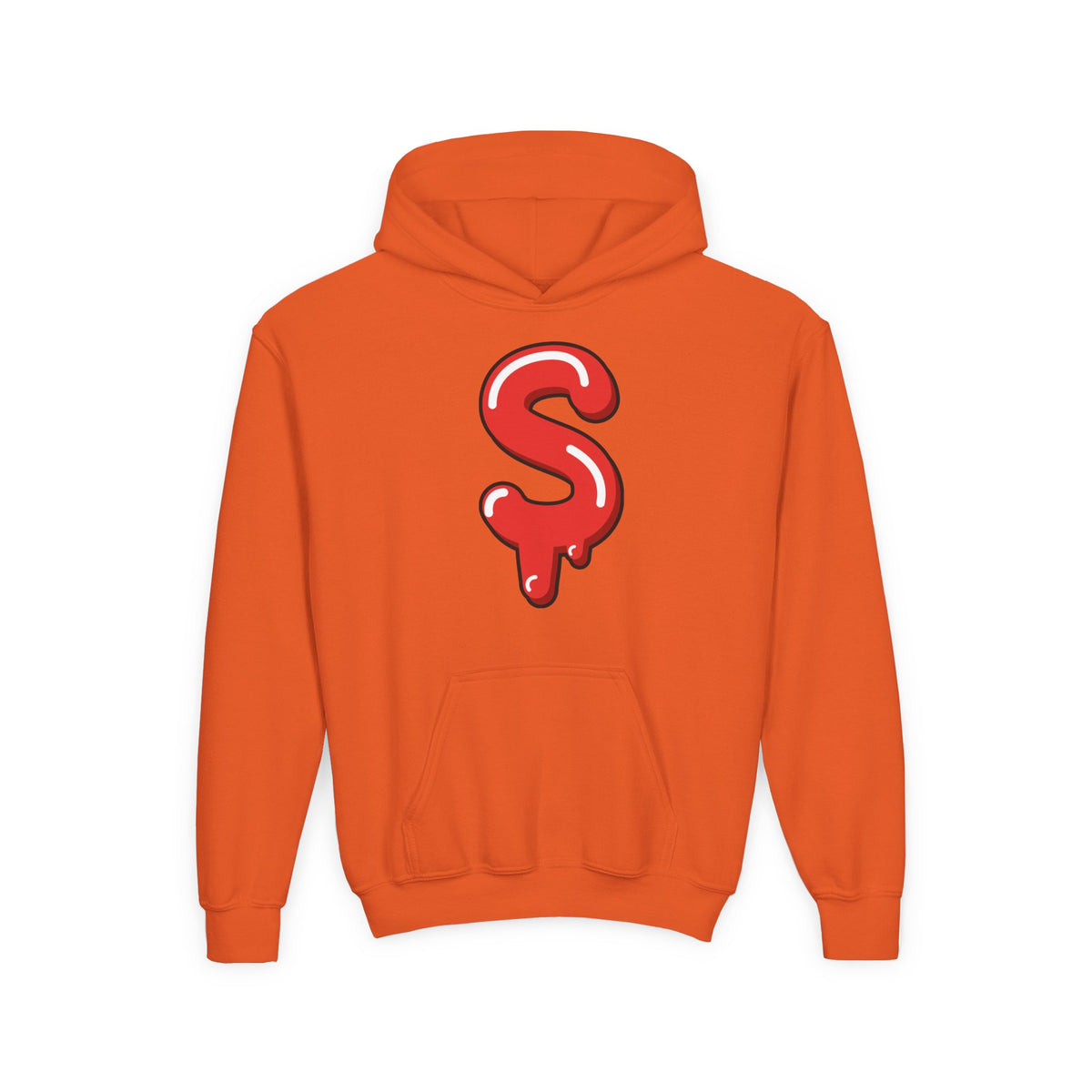 Red Slime Sircle Youth Heavy Blend Hooded Sweatshirt