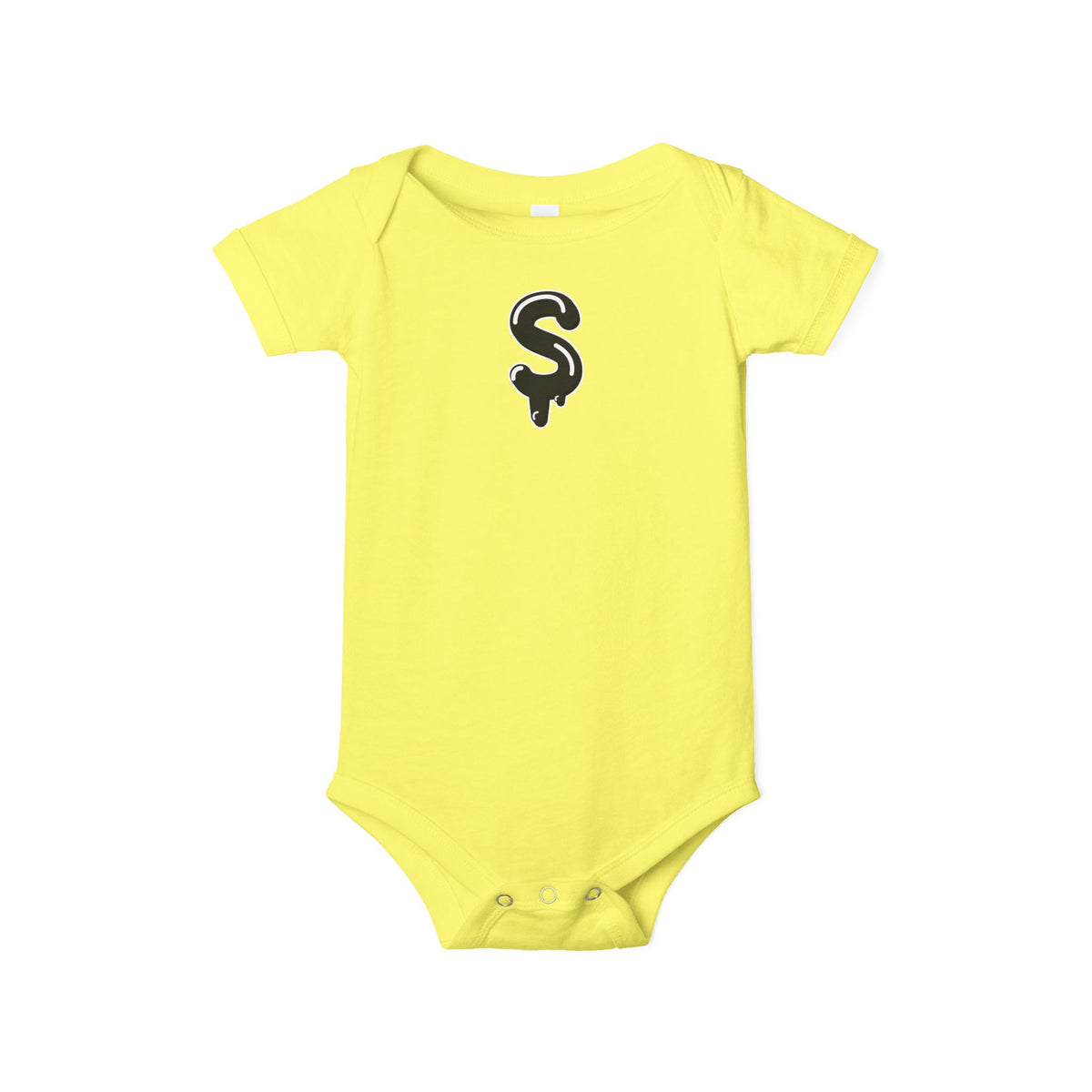 Infant Black/Slime Jersey One Piece