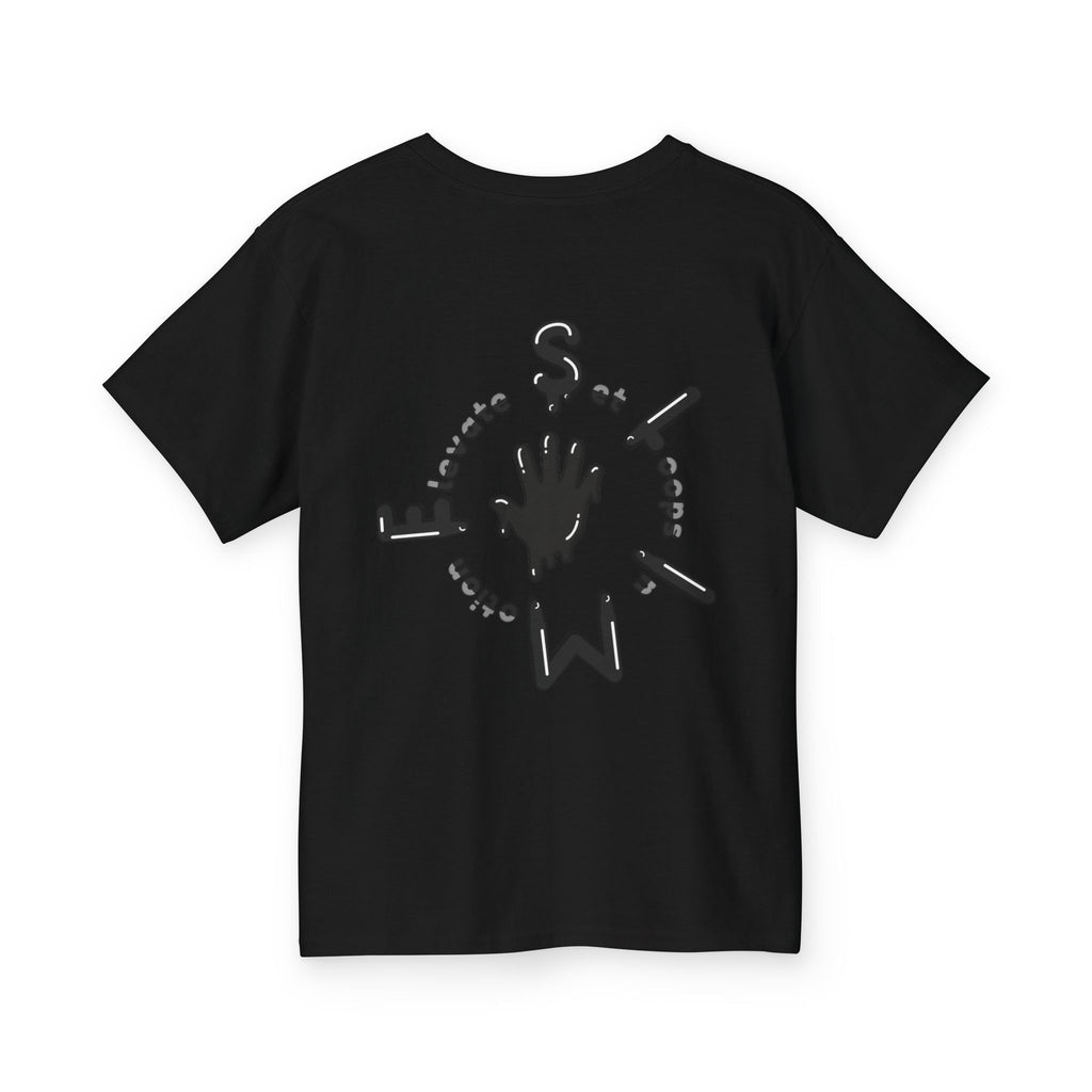 The Slime Shop Youth Tee — Navy / Black Slime Sircle