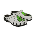 The Slime Shop EVA Foam Clogs — White / Green Slime In 5