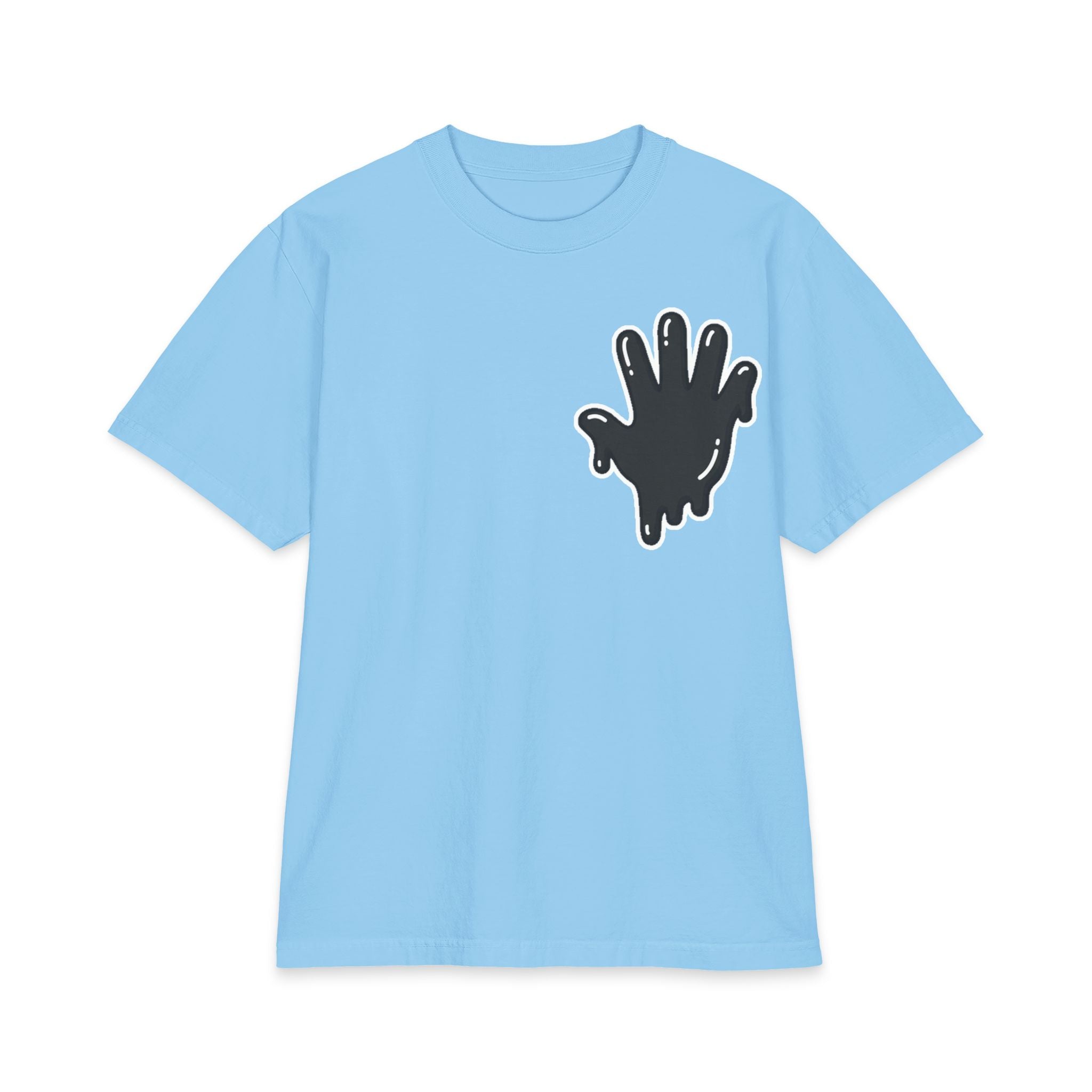 The Slime Shop Max Heavyweight Tee — White / Black SLIME
