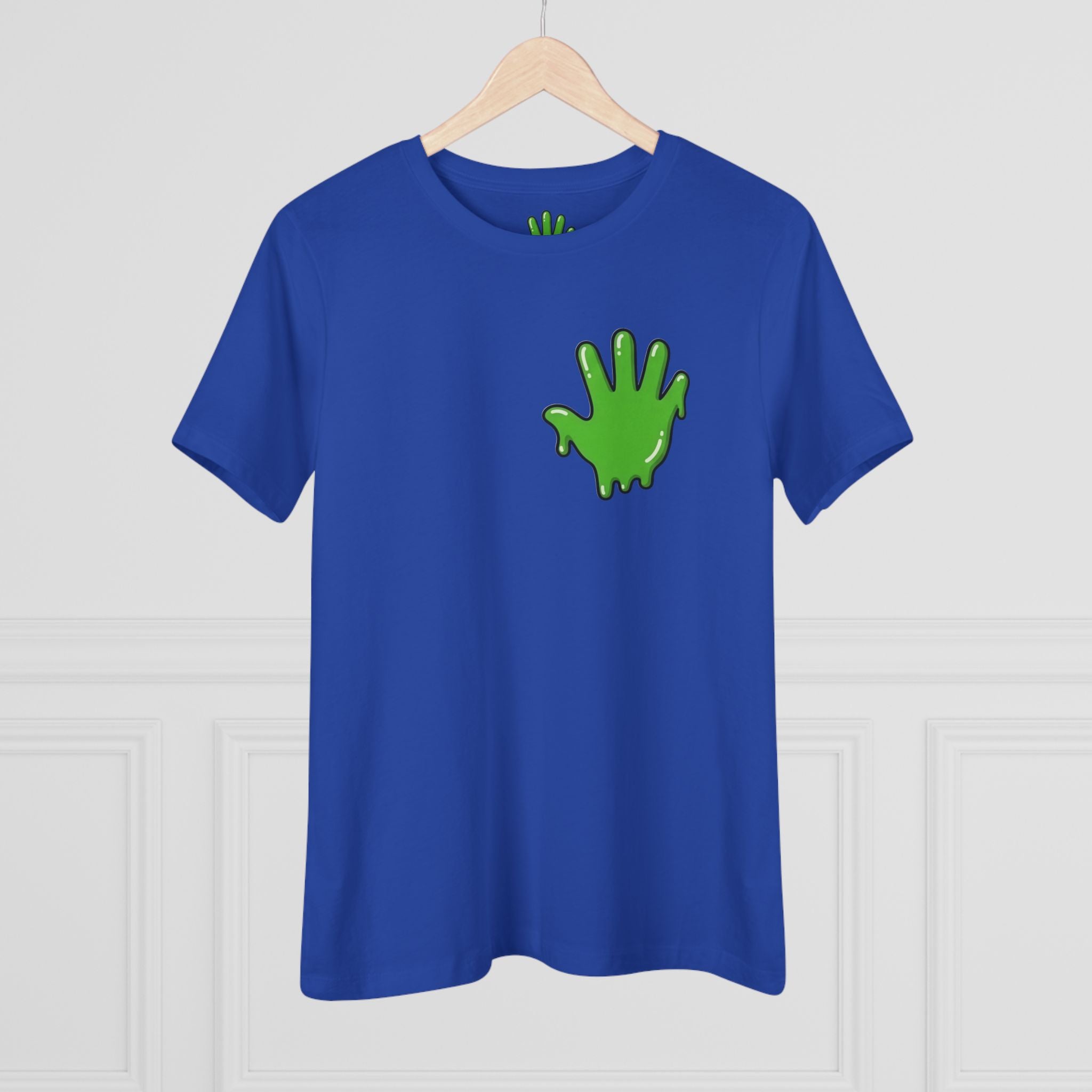 The Slime Shop Women's Tee — White / Green Slime In 5