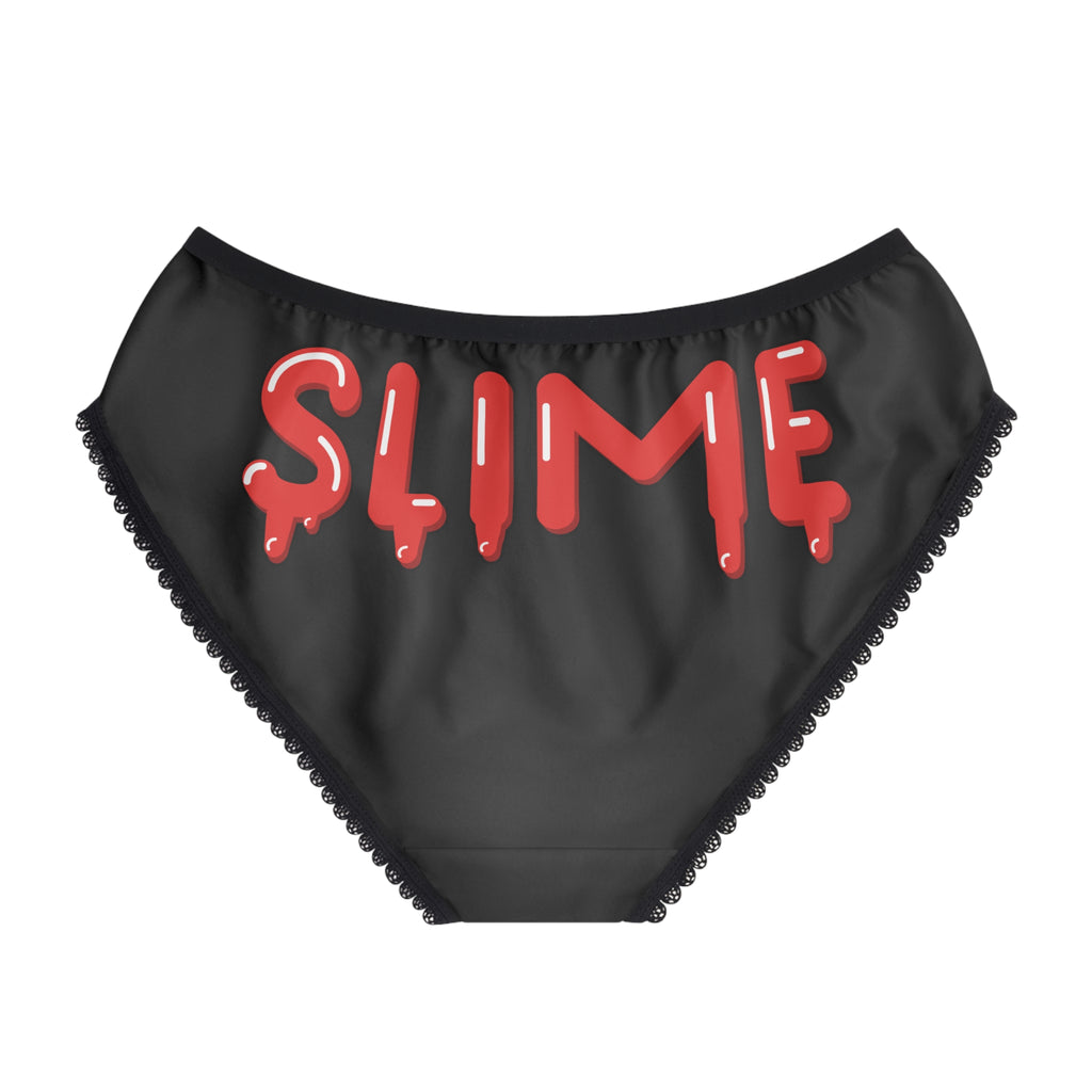 Women's Black/Red Slime In 5 Briefs