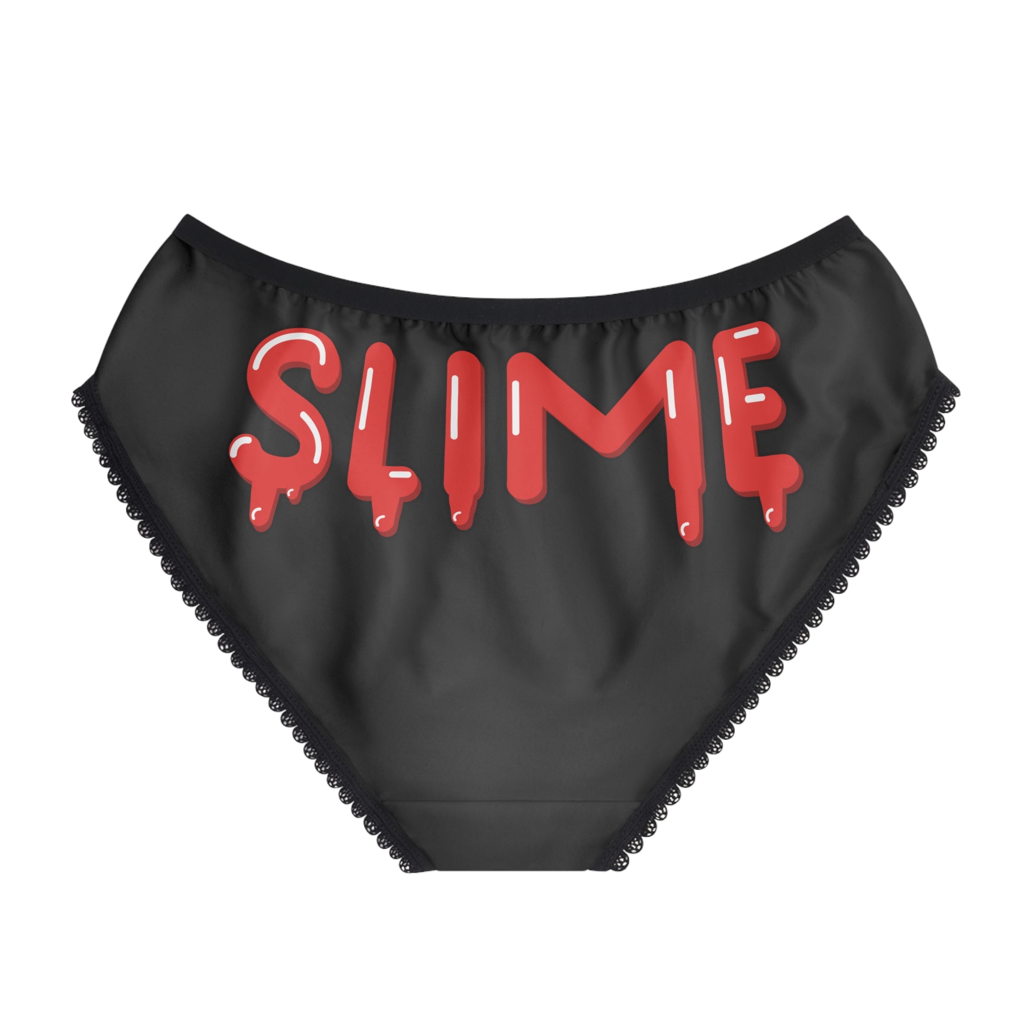 Women's Black/Red Slime In 5 Briefs