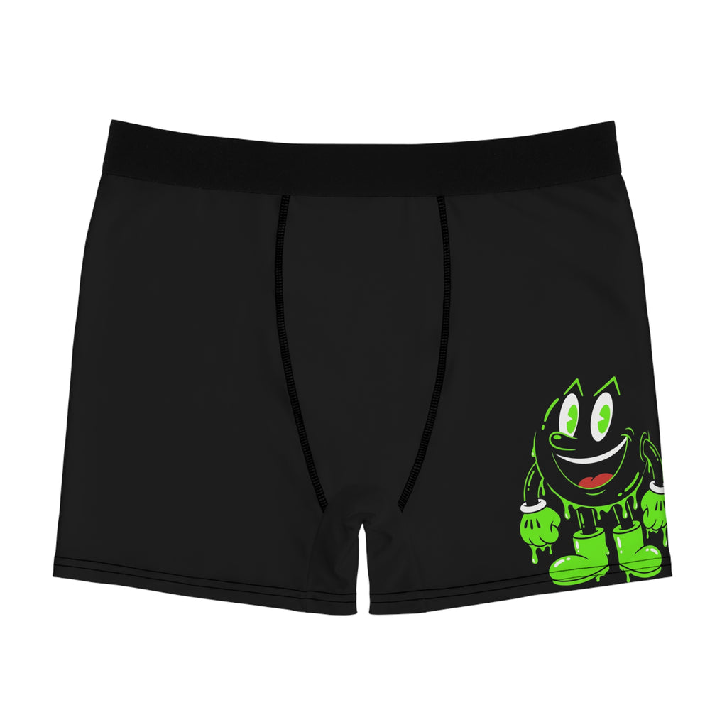 The Slime Shop Men's Boxer Briefs — Black / Green Slimeman Gzzz (AOP)