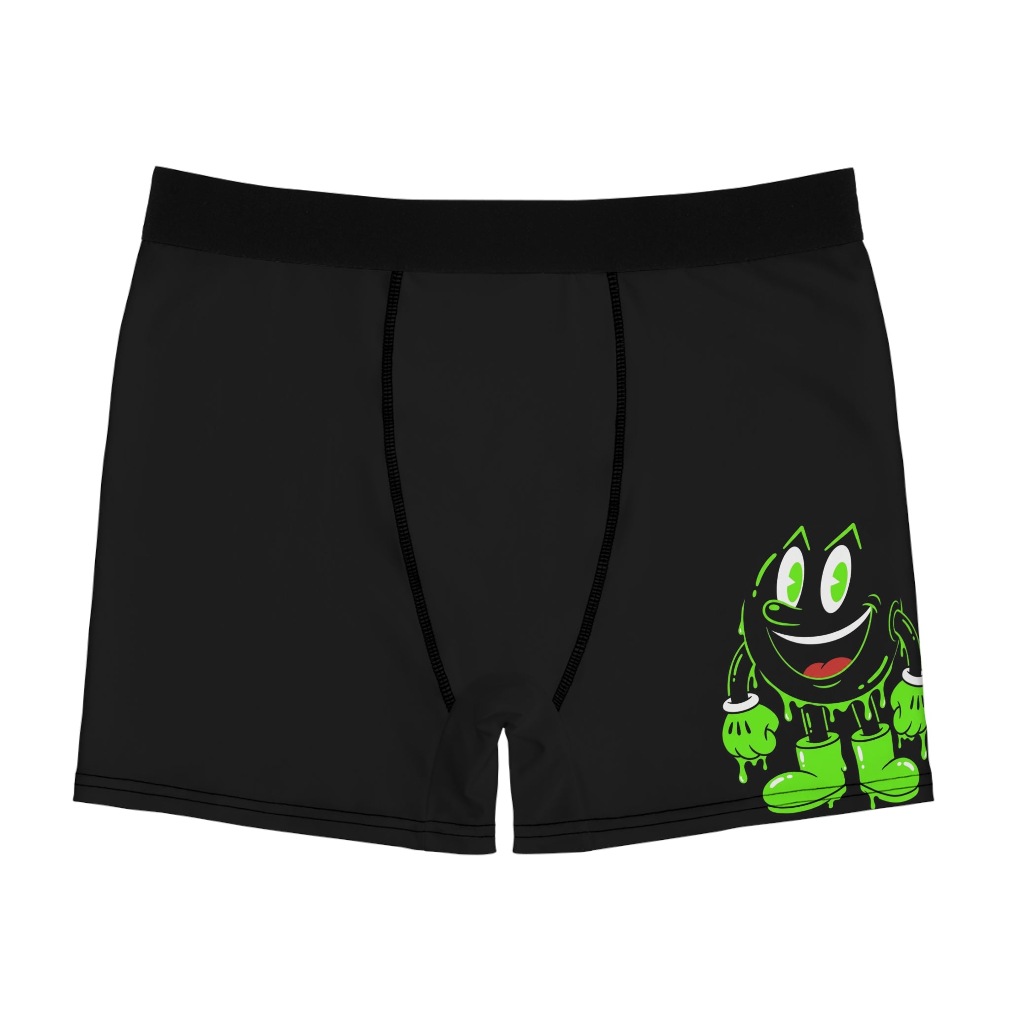 The Slime Shop Men's Boxer Briefs — Black / Green Slimeman Gzzz (AOP)
