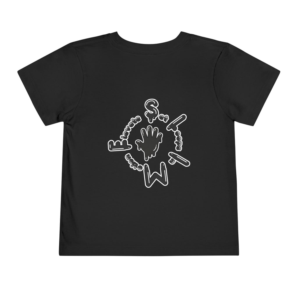 Toddler Black/Slime Short Sleeve Tee