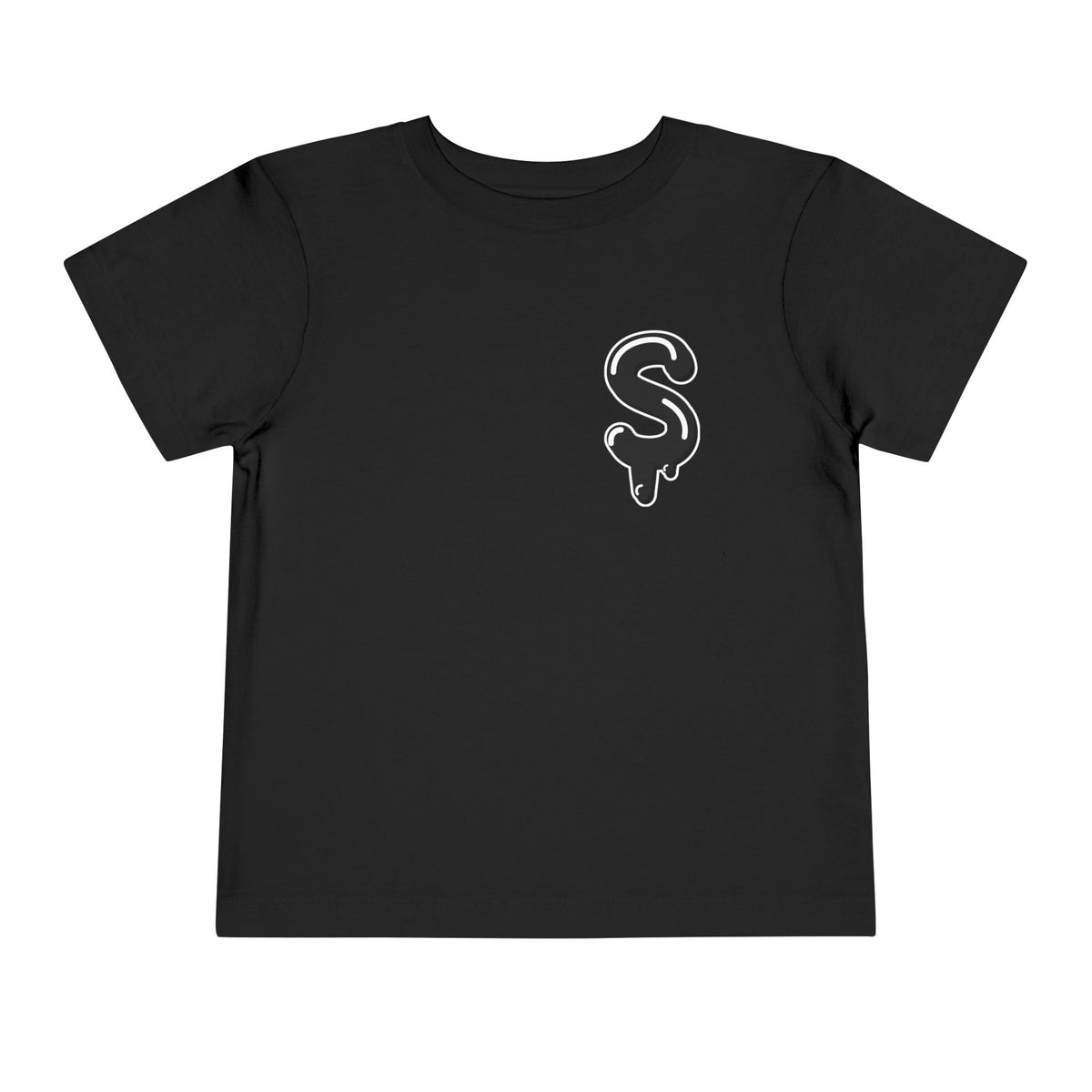Toddler Black/Slime Short Sleeve Tee