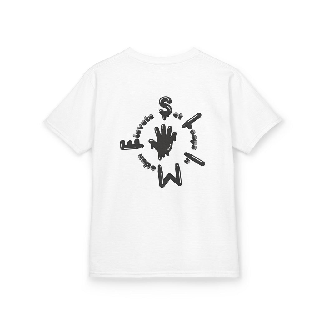 Kids Black/Slime Heavy Cotton™ Tee