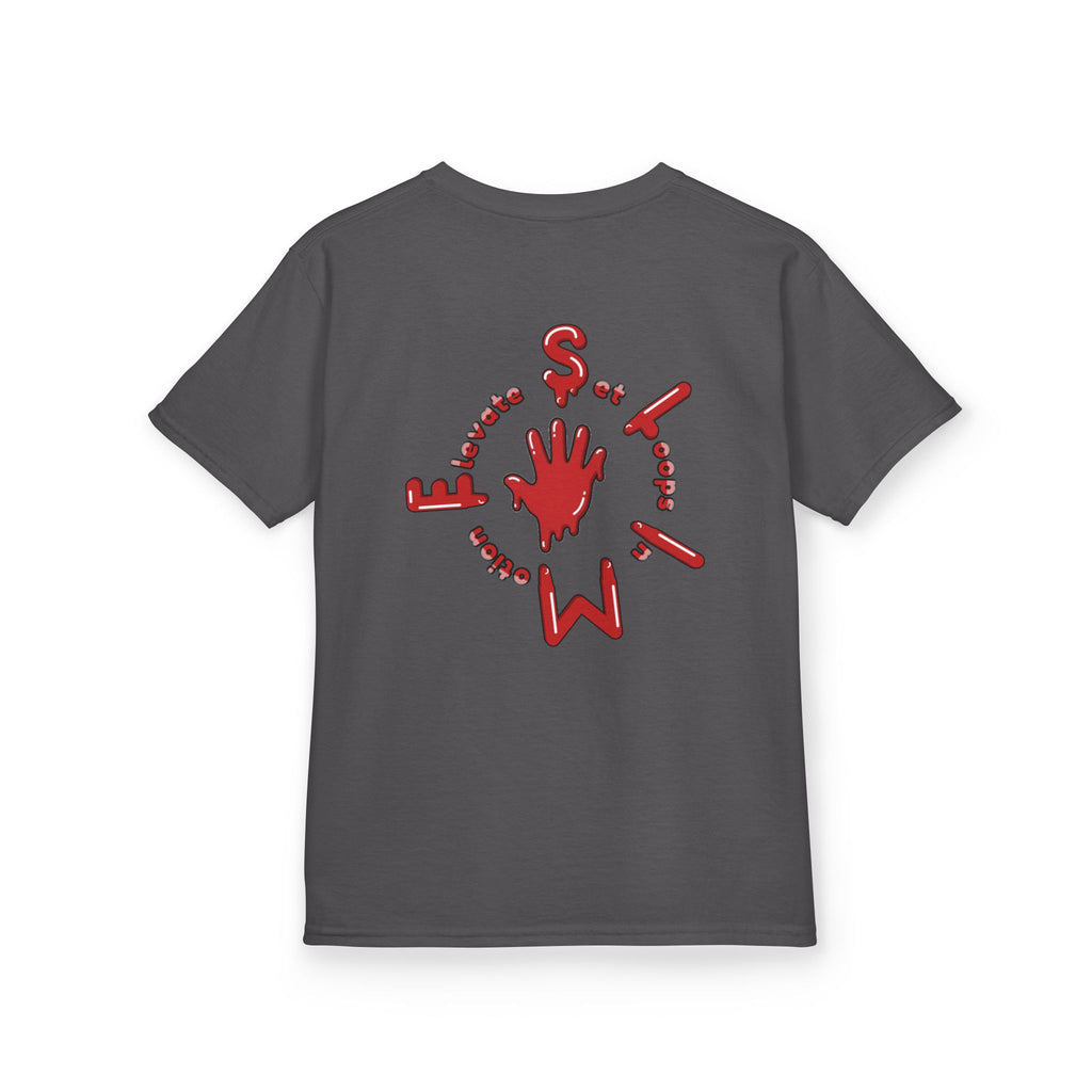 The Slime Shop Kids Tee — Green / Red Slime Sircle