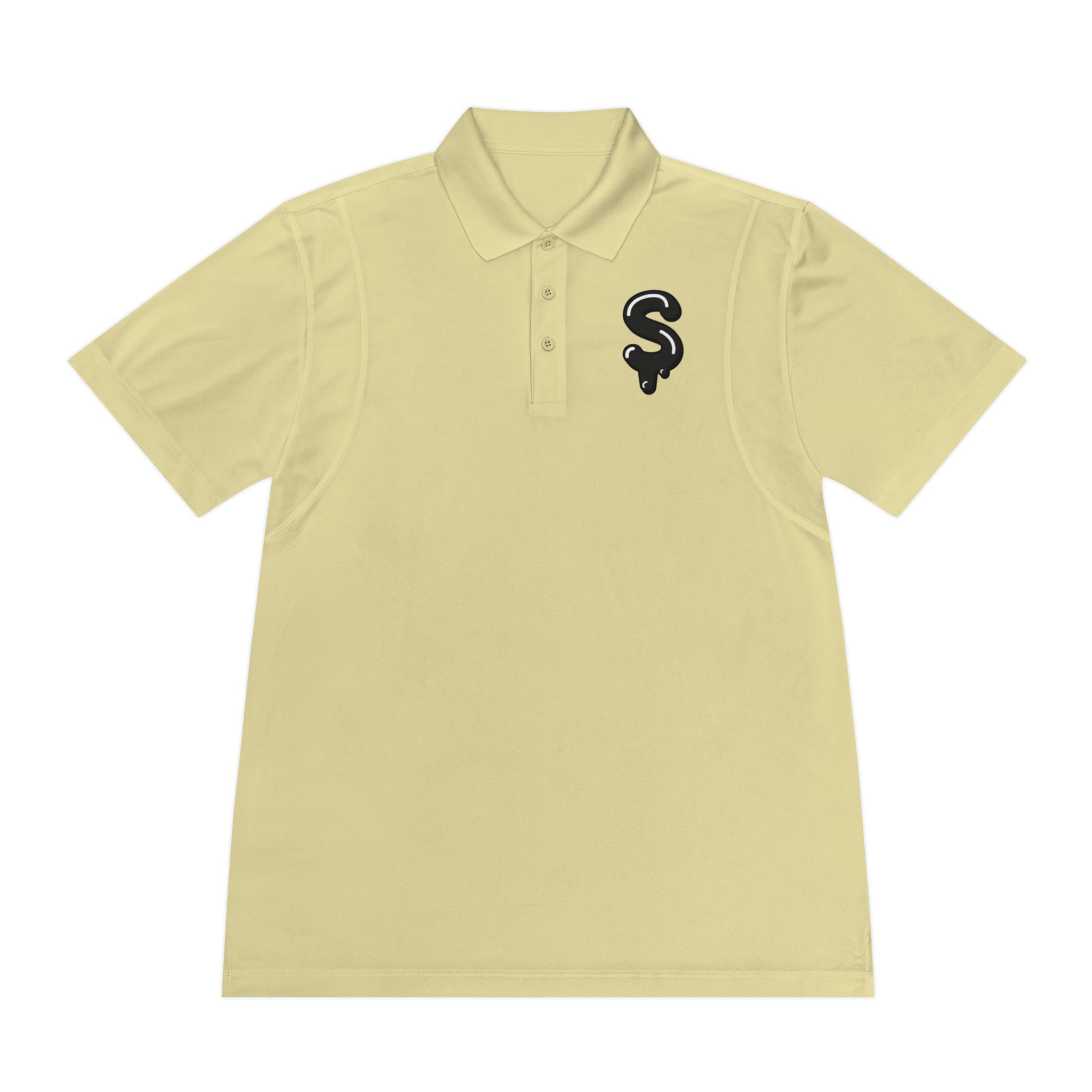The Slime Shop Sport Polo — Lime Green / Black Slime Sircle