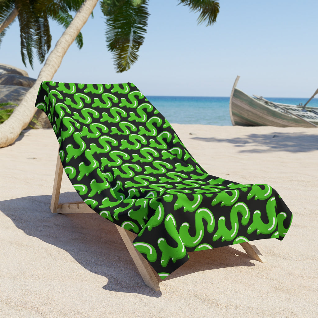 SG/Slime$ Beach Towel