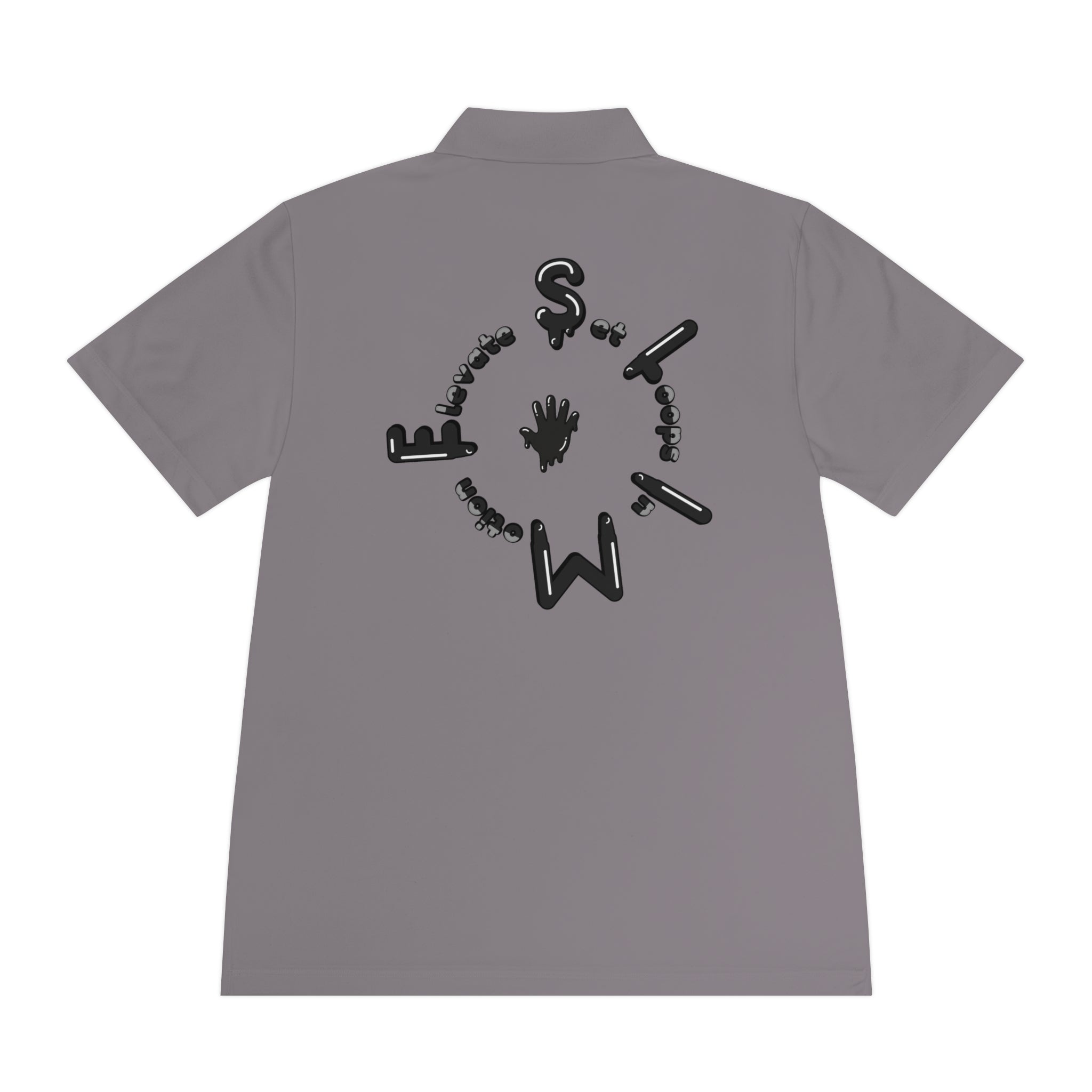 The Slime Shop Sport Polo — Lime Green / Black Slime Sircle