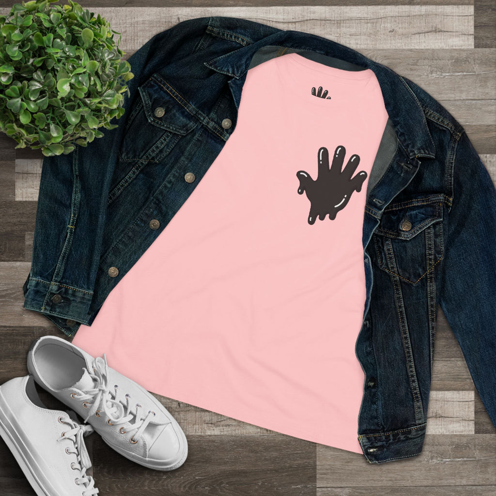 The Slime Shop Women's Tee — White / Black Slime In 5