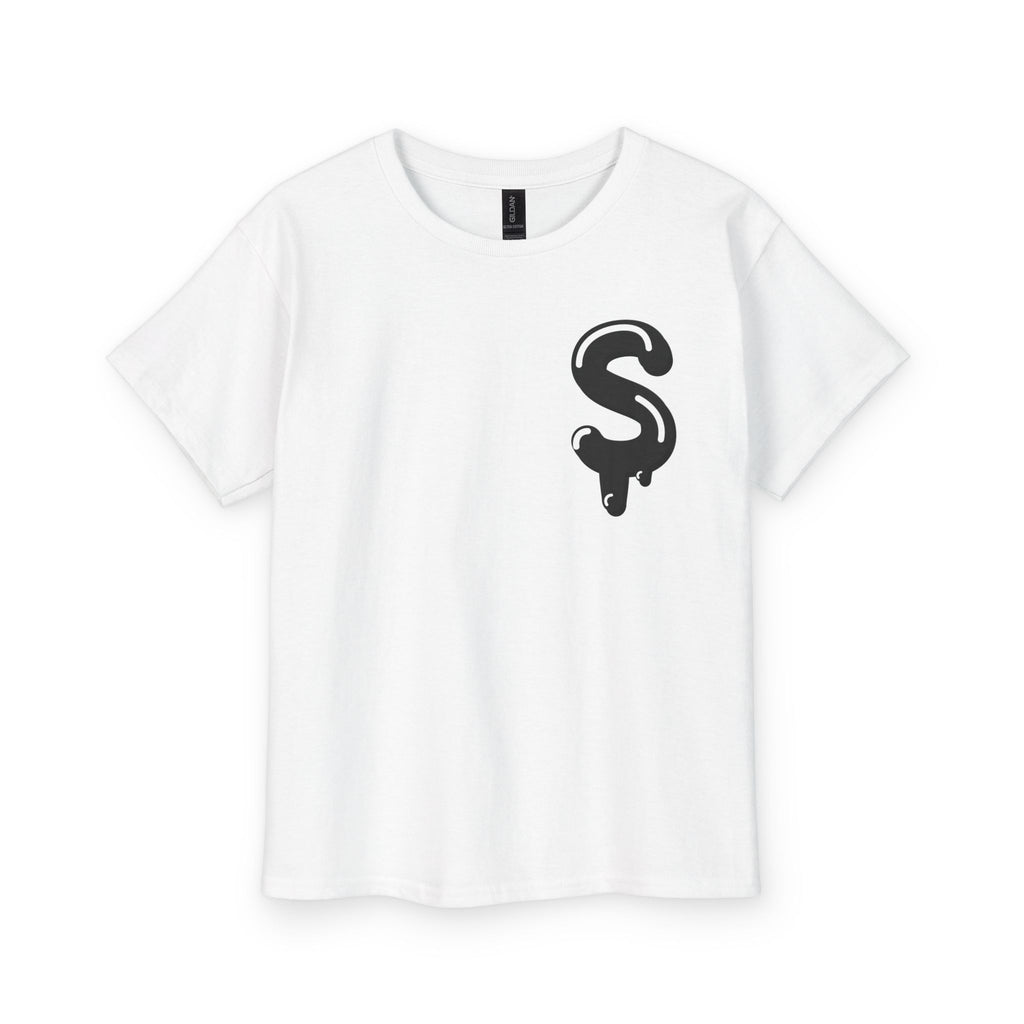 Youth Black/Slime Ultra Cotton Tee
