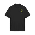 The Slime Shop Sport-Tek Polo — White / Olive Slime $