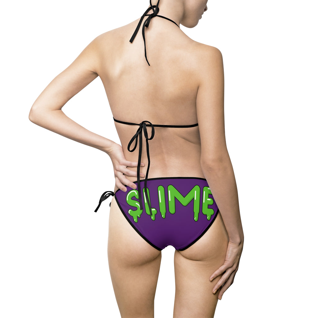 Women's Purple/SG SlimemanGzzz Bikini Swimsuit
