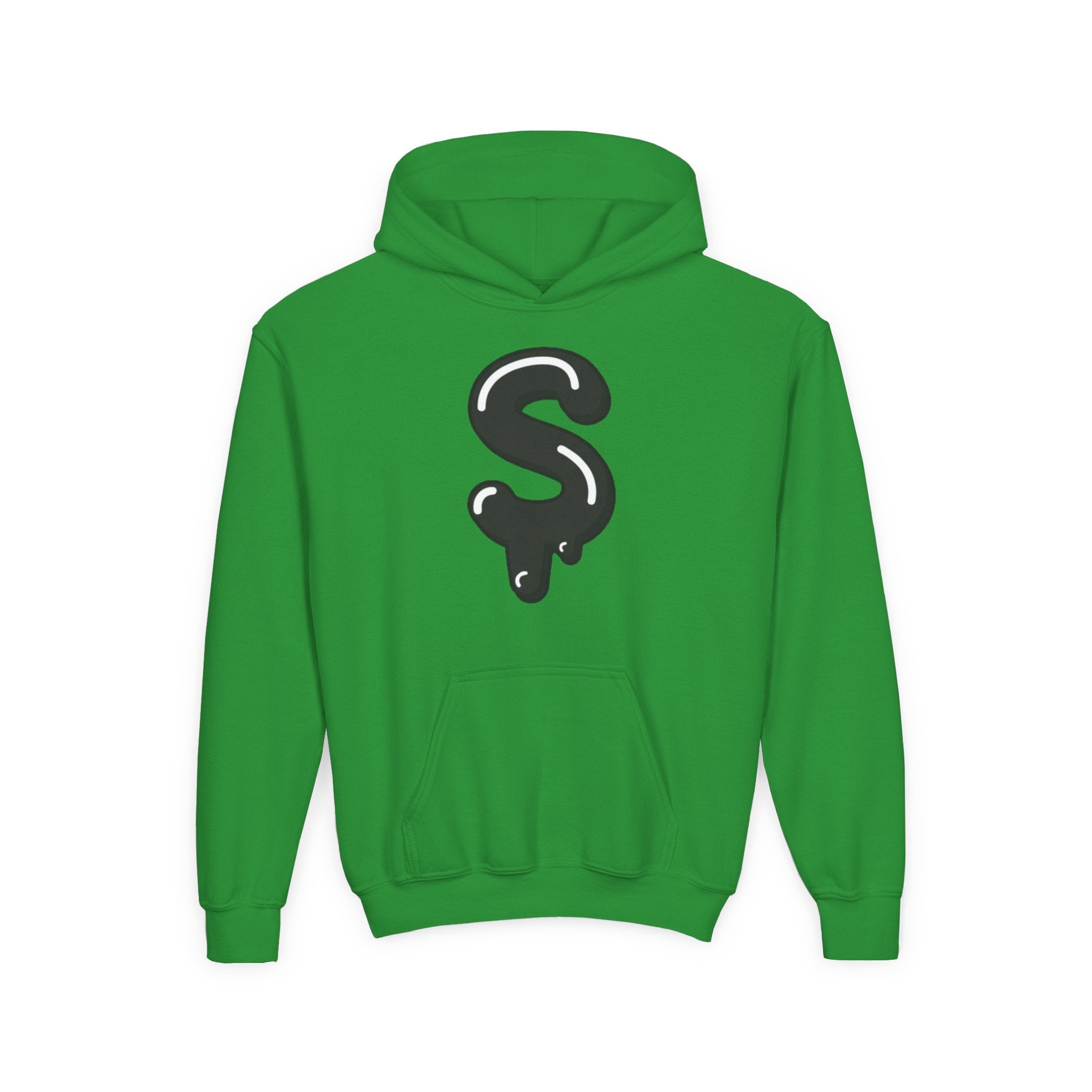 The Slime Shop Youth Hoodie — Royal Blue / Black Slime $