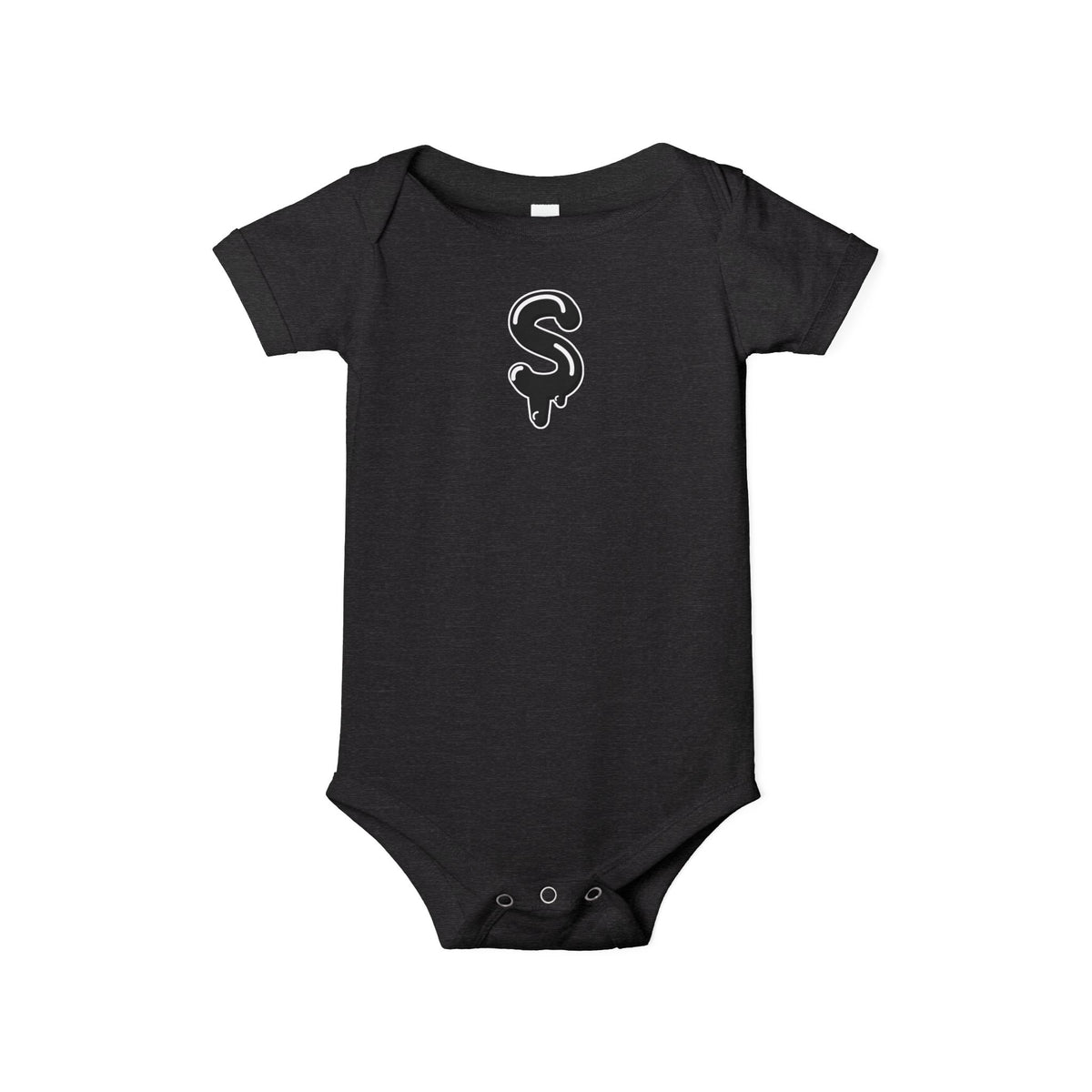 Infant Black/Slime Jersey One Piece