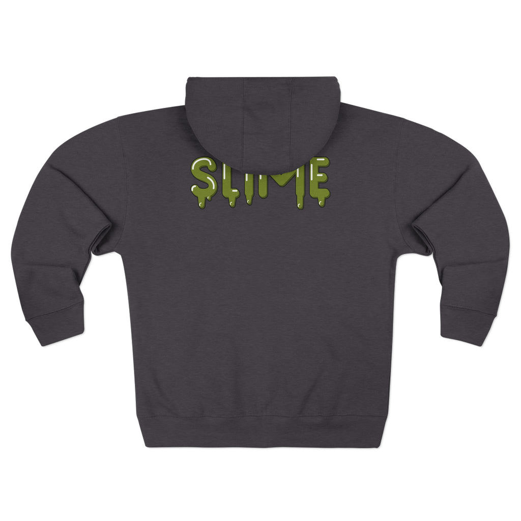 The Slime Shop Zip Hoodie — Heather / Olive Slime In 5