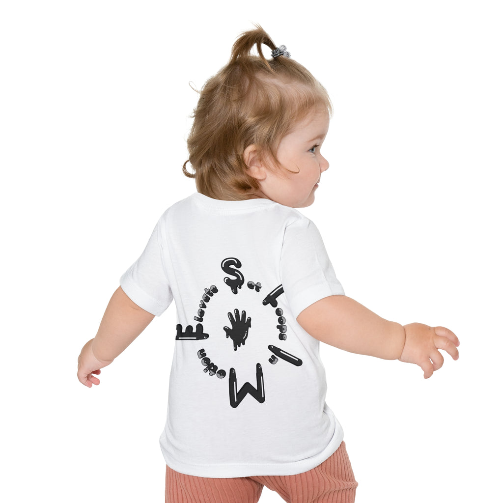 The Slime Shop Baby Tee — Yellow / Black Slime Sircle