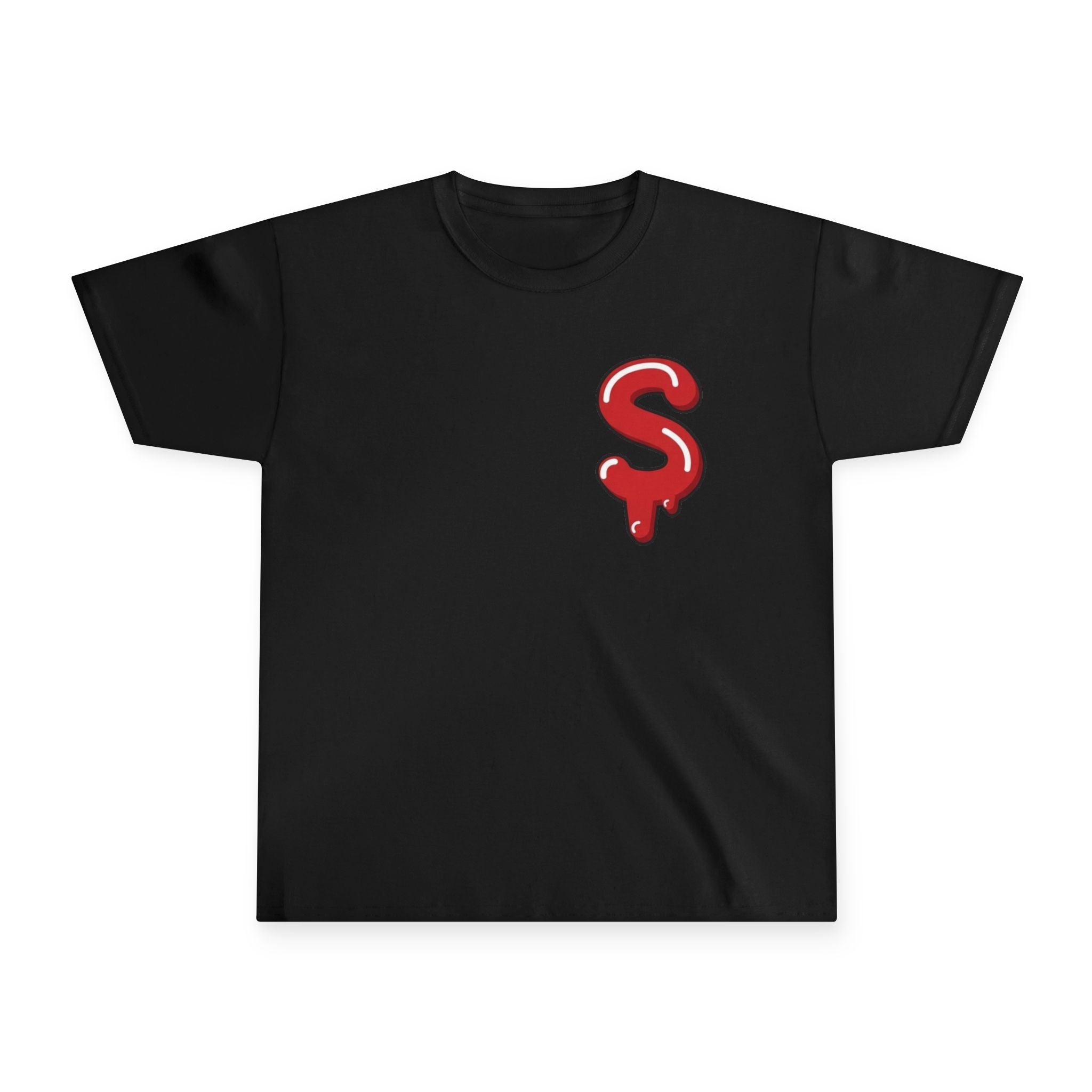 The Slime Shop Youth Tee — Navy / Red Slime Sircle
