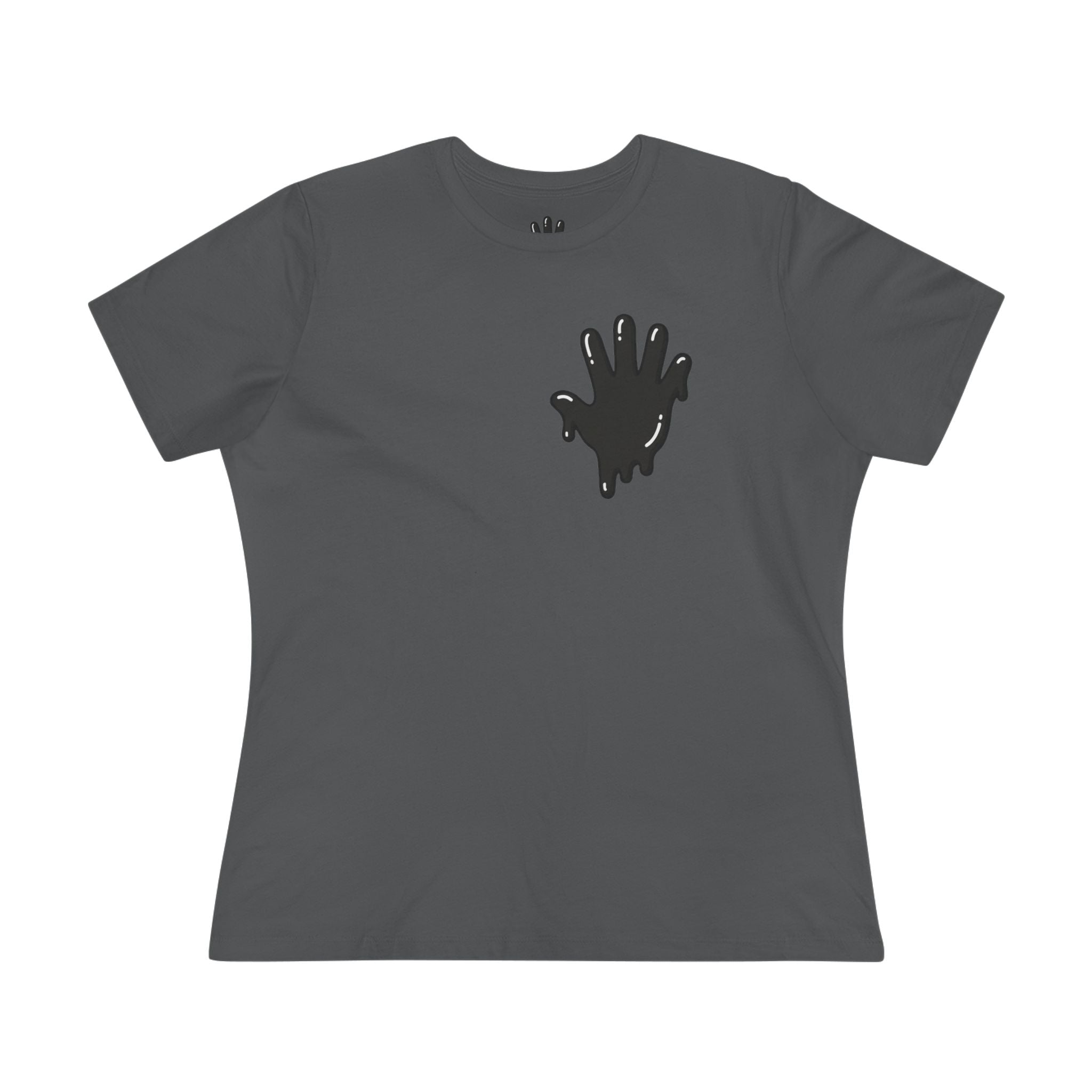 The Slime Shop Women's Tee — White / Black Slime In 5
