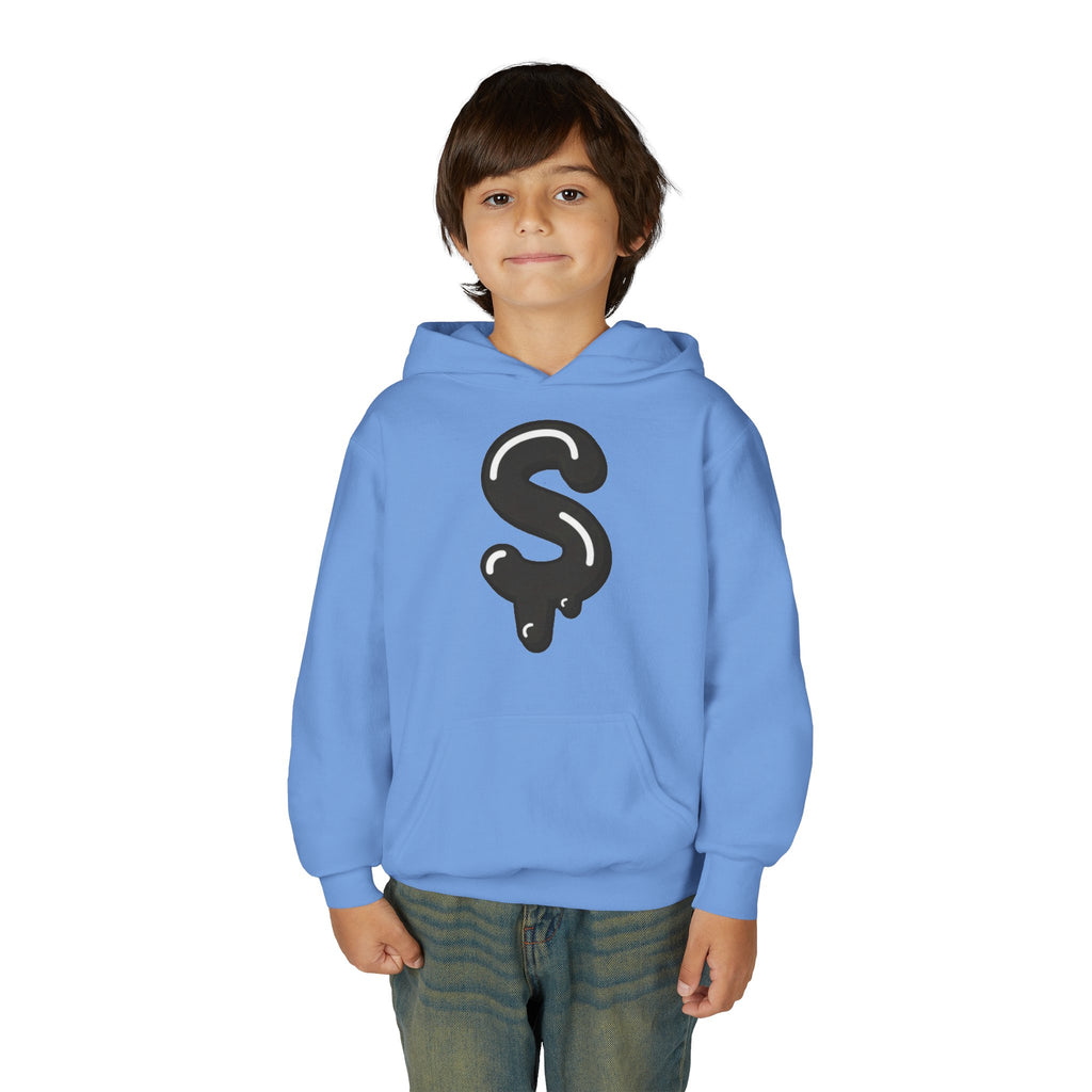 The Slime Shop Youth Hoodie — Royal Blue / Black Slime $