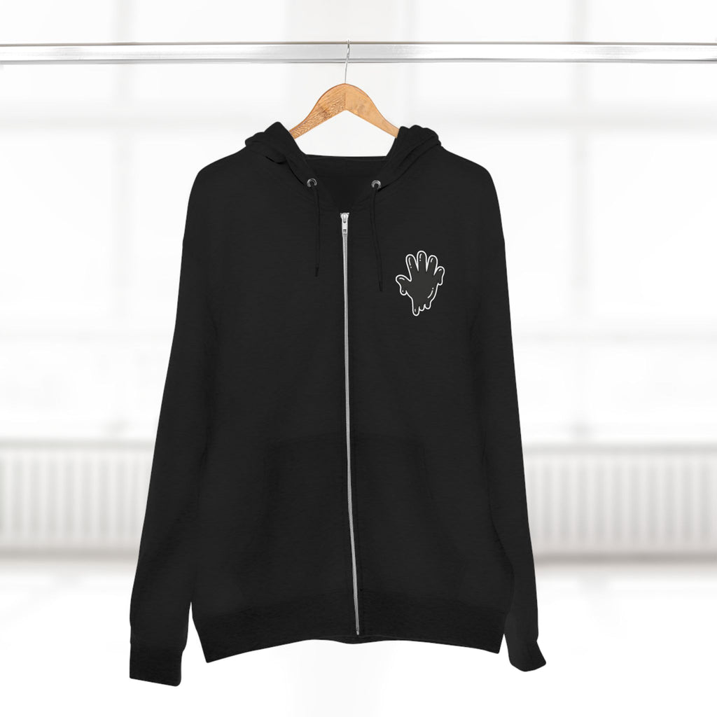 The Slime Shop Zip Hoodie — Heather / Black Slime In 5
