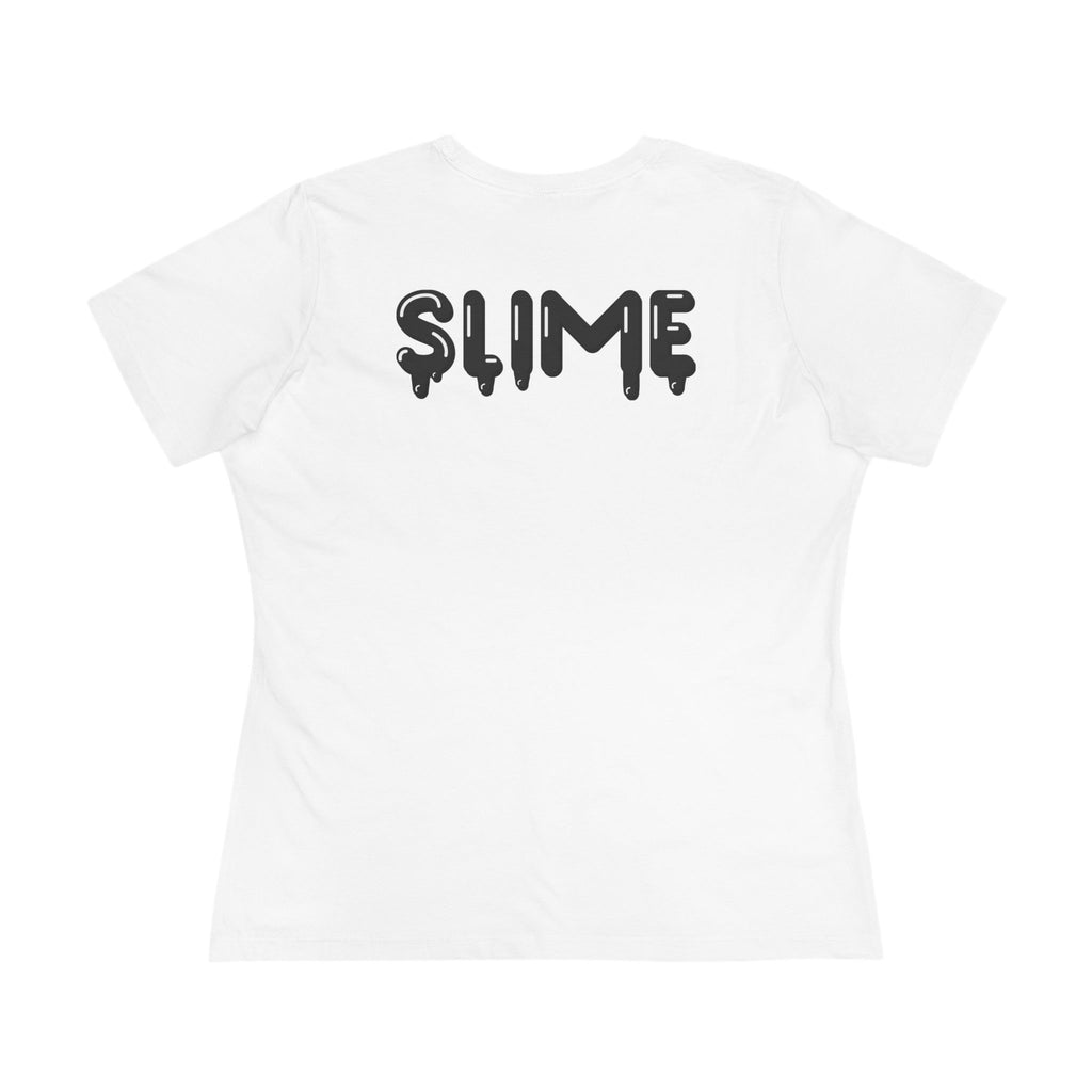 The Slime Shop Women's Tee — White / Black Slime In 5