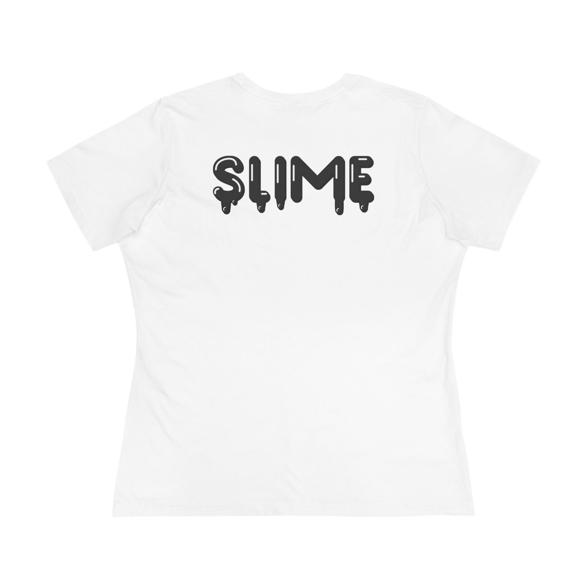 The Slime Shop Women's Tee — White / Black Slime In 5