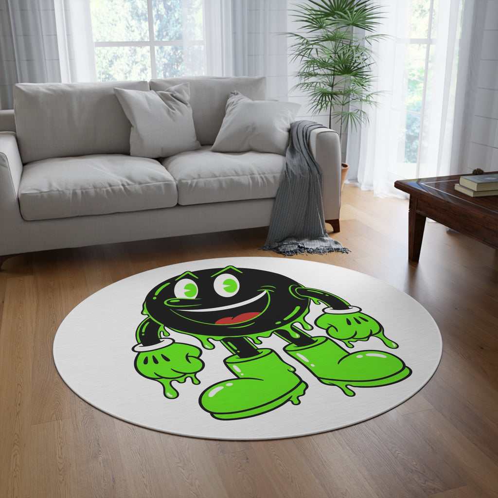 The Slime Shop Round Rug — Slimeman
