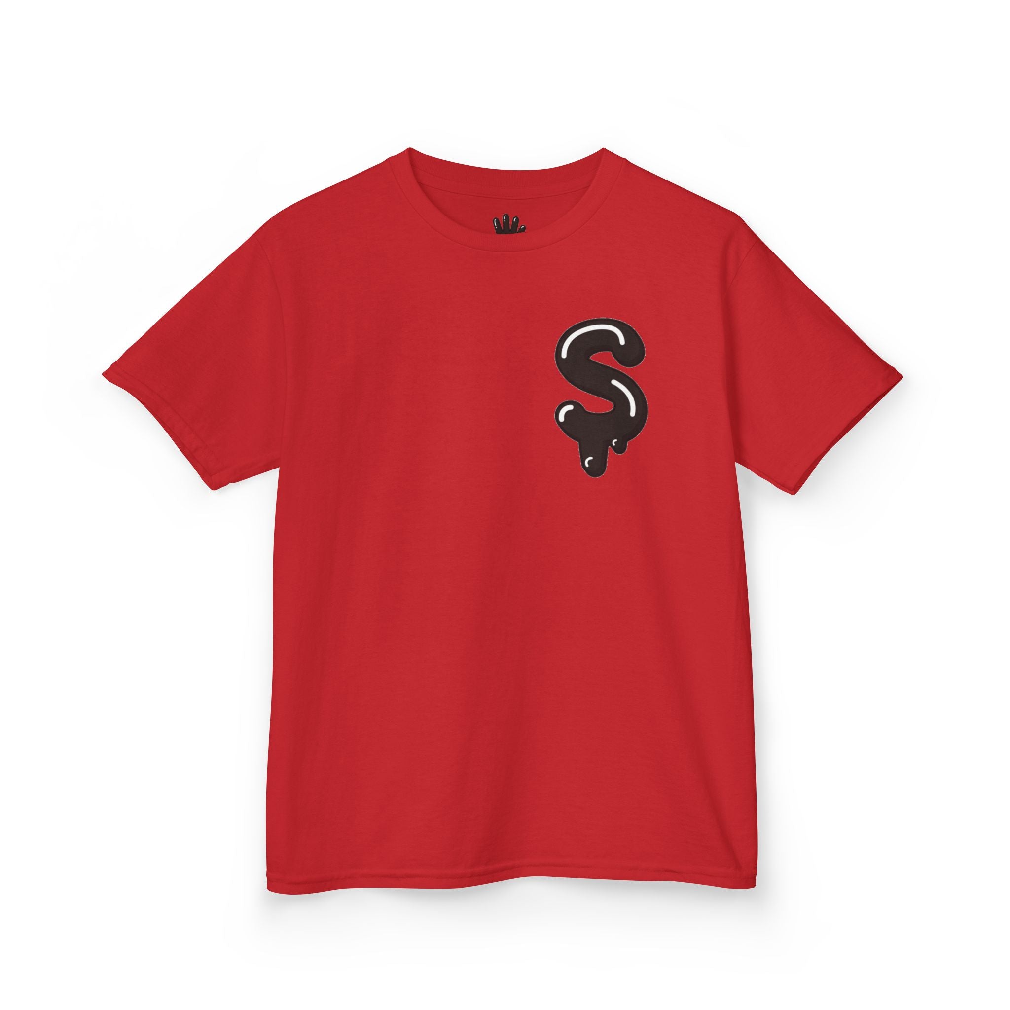 The Slime Shop Kids Tee — Grey / Black Slime Sircle