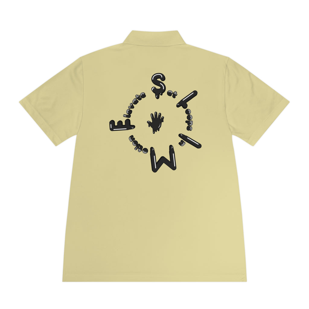 The Slime Shop Sport Polo — Lime Green / Black Slime Sircle