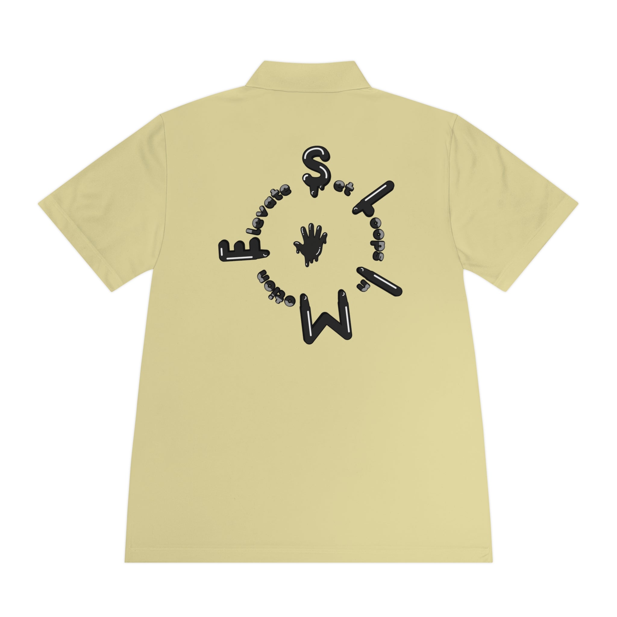 The Slime Shop Sport Polo — Lime Green / Black Slime Sircle