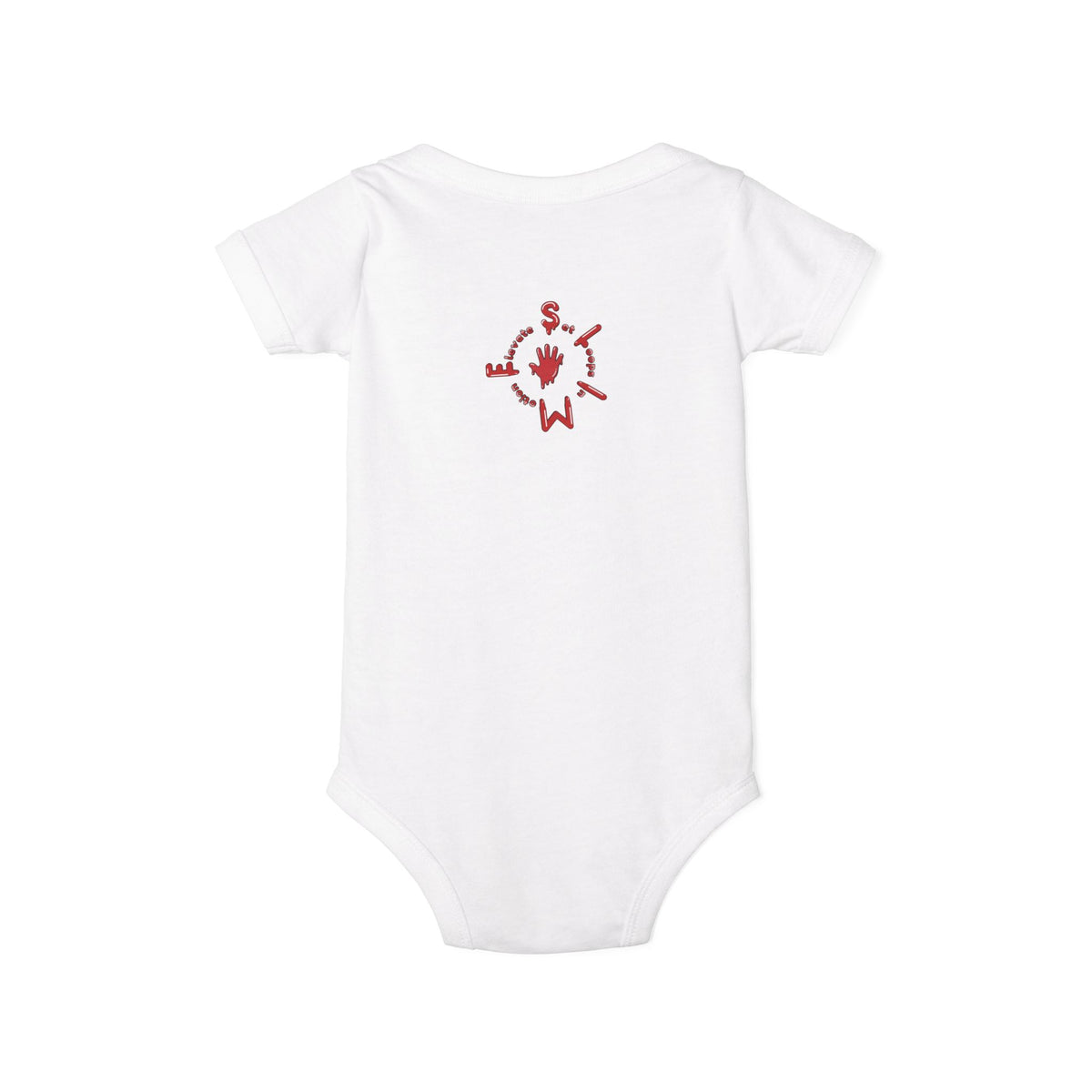 Infant Red/Slime$ Jersey One Piece