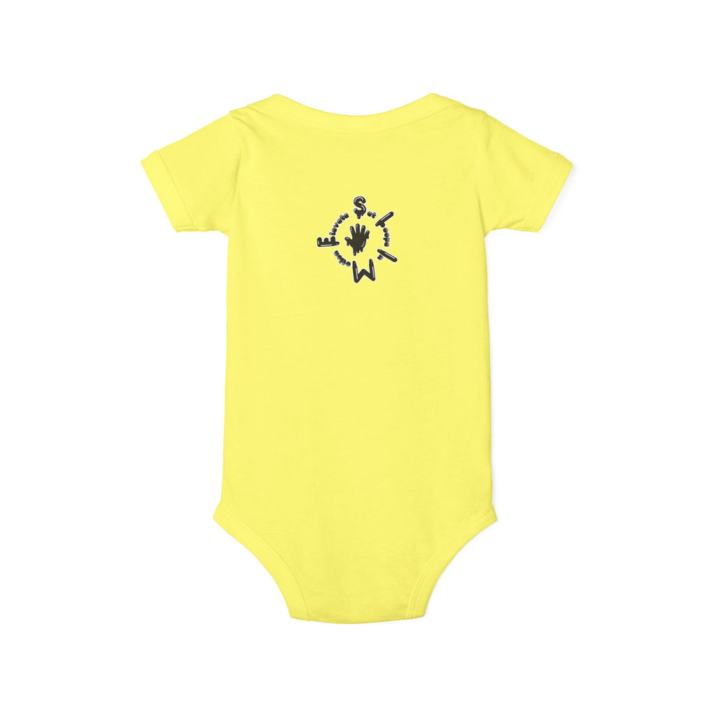 Infant Black/Slime Jersey One Piece
