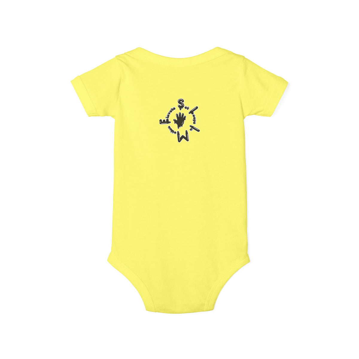 Infant Black/Slime Jersey One Piece