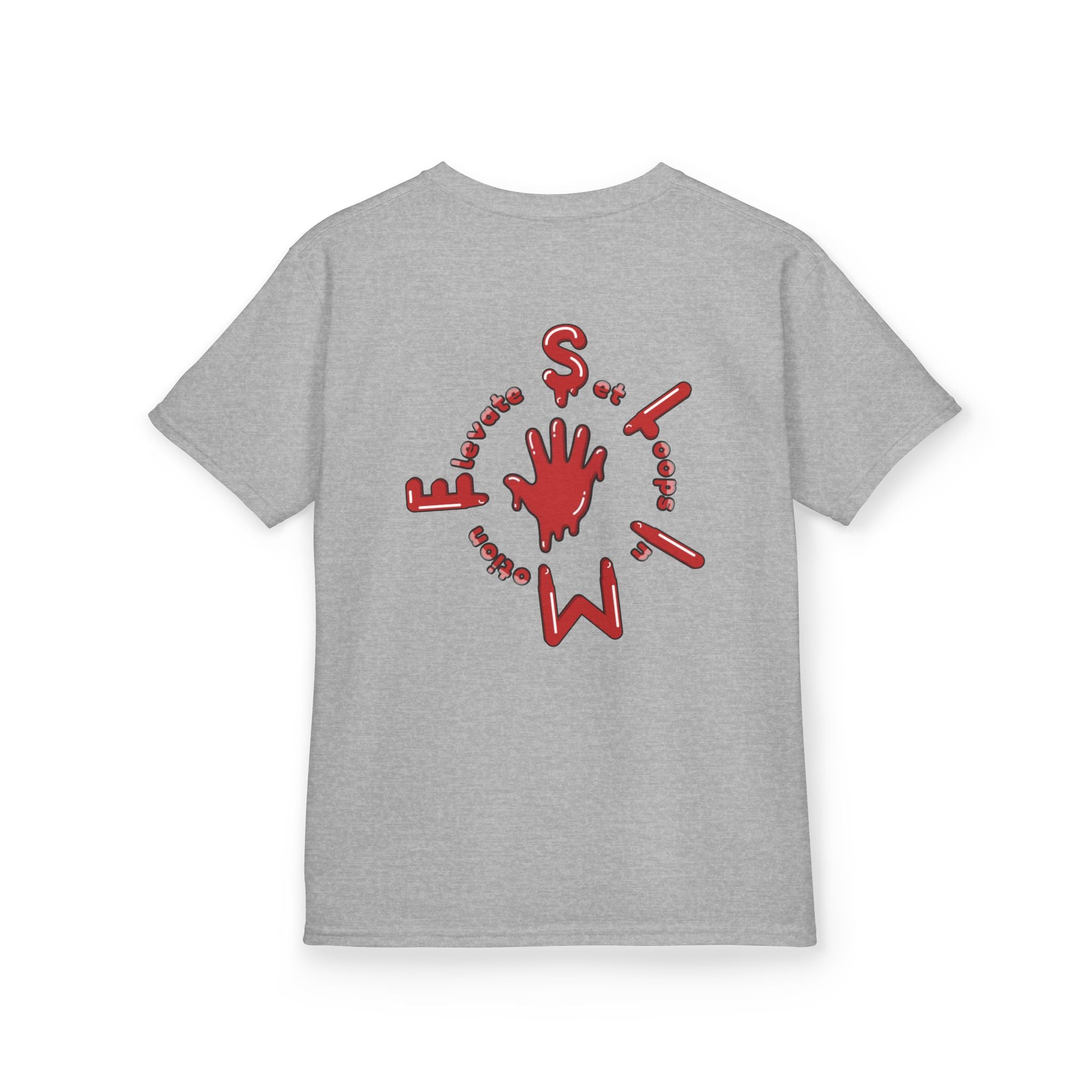The Slime Shop Kids Tee — Green / Red Slime Sircle