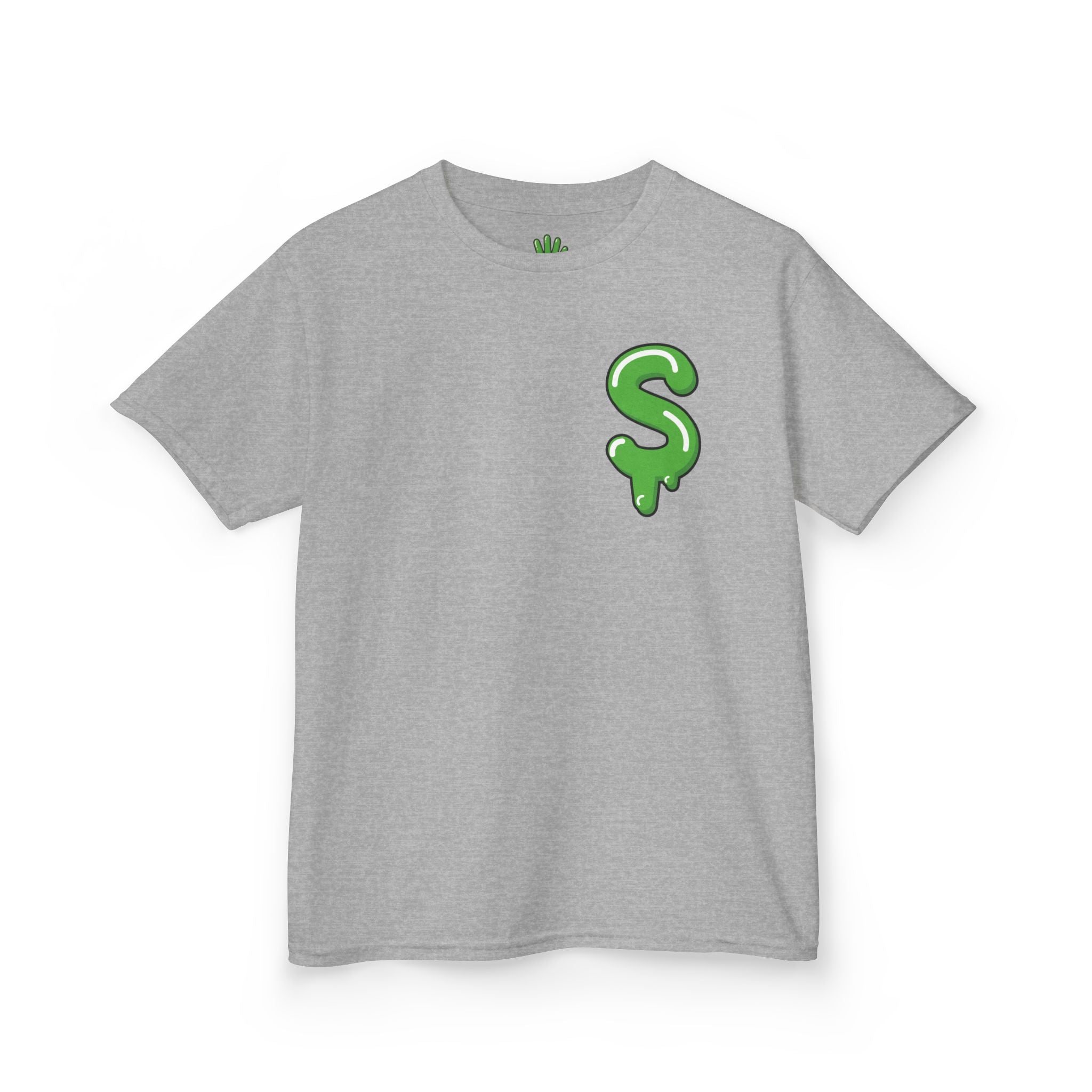 The Slime Shop Kids Tee — Royal Blue / Green Slime Sircle