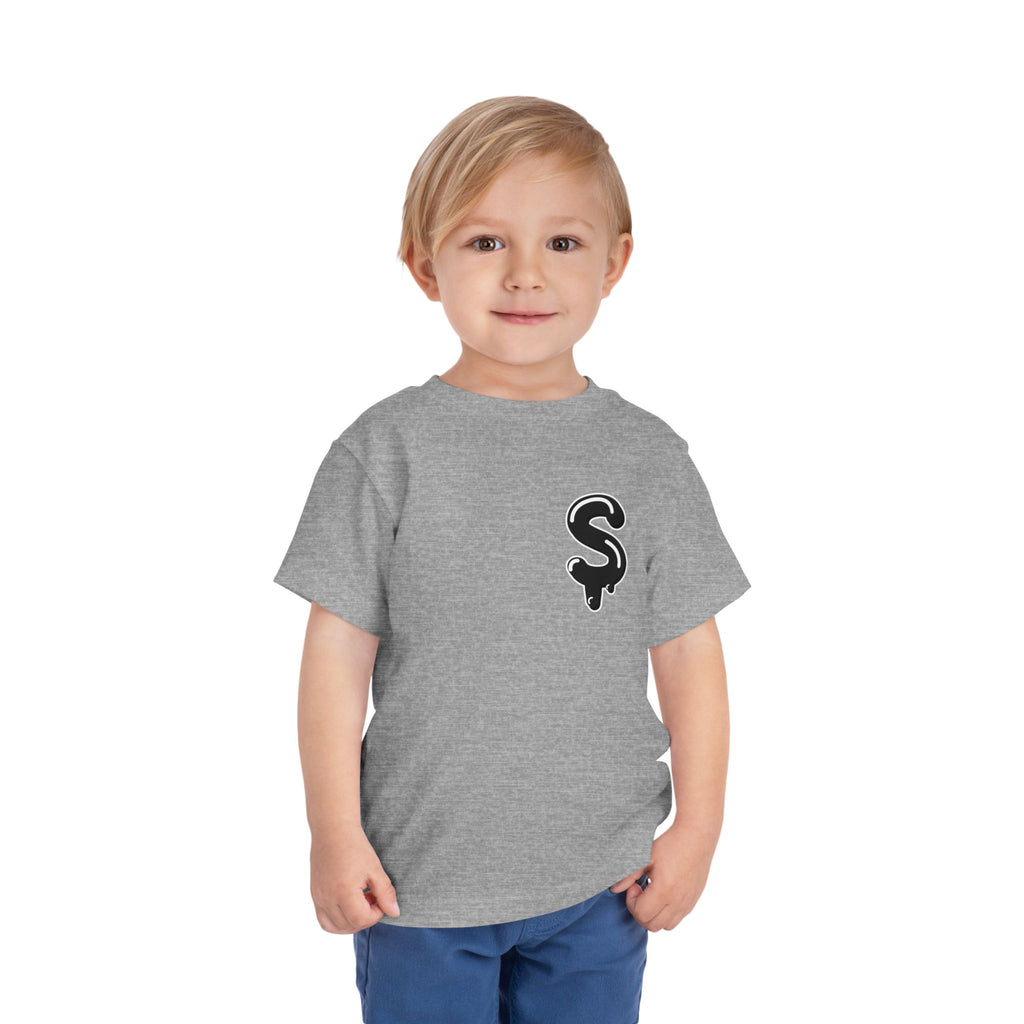 Toddler Black/Slime Short Sleeve Tee