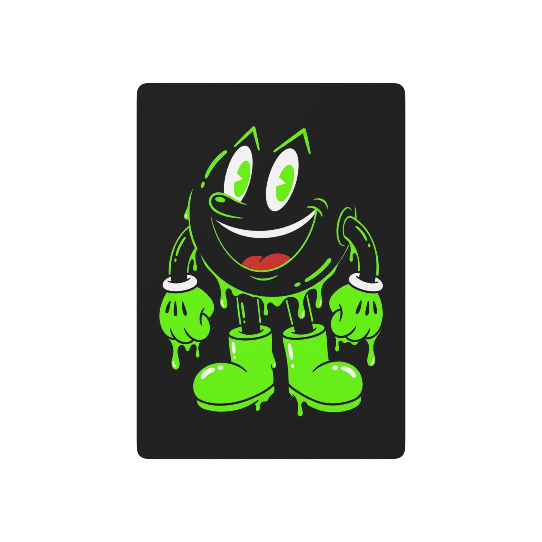The Slime Shop Poker Playing Cards — Black / Green Slimeman Gzzz