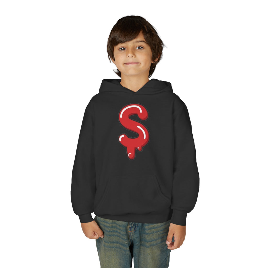 The Slime Shop Youth Hoodie — Green / Red Slime $
