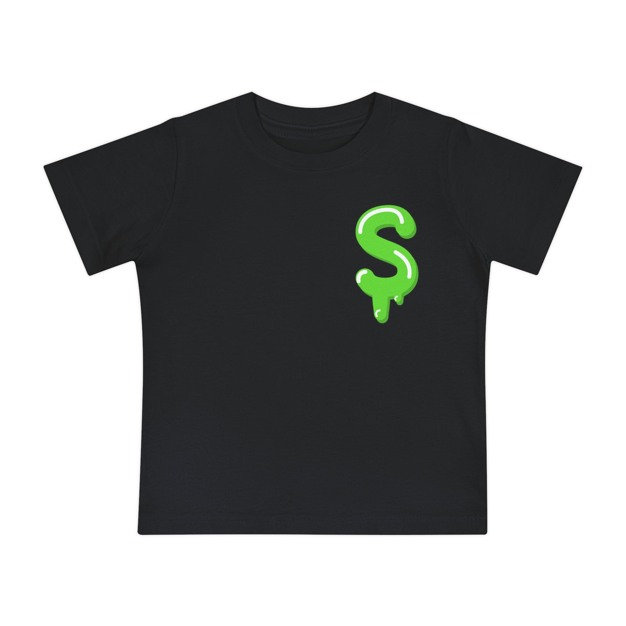 The Slime Shop Baby Tee — Royal Blue / Green Slime Sircle