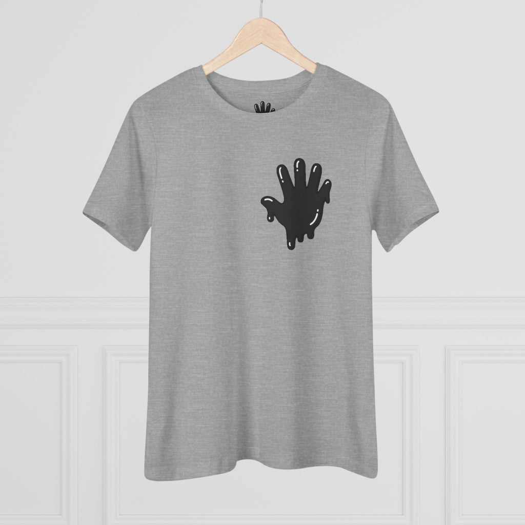The Slime Shop Women's Tee — White / Black Slime In 5