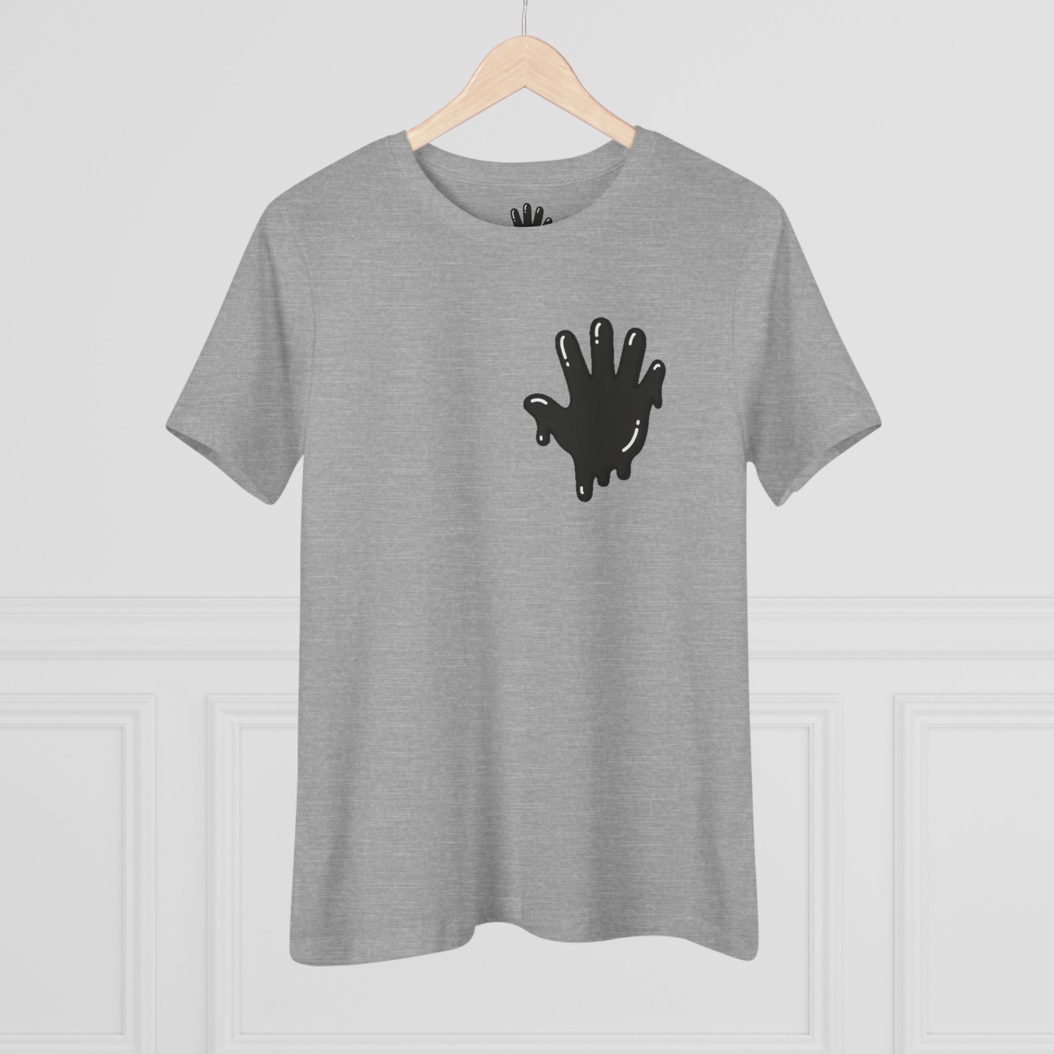 The Slime Shop Women's Tee — White / Black Slime In 5