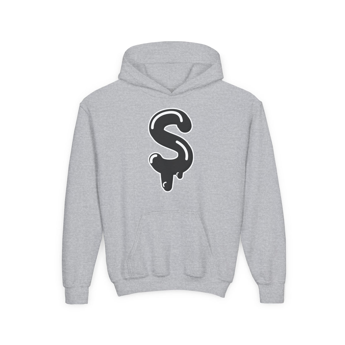 Black Slime Sircle Youth Heavy Blend Hooded Sweatshirt