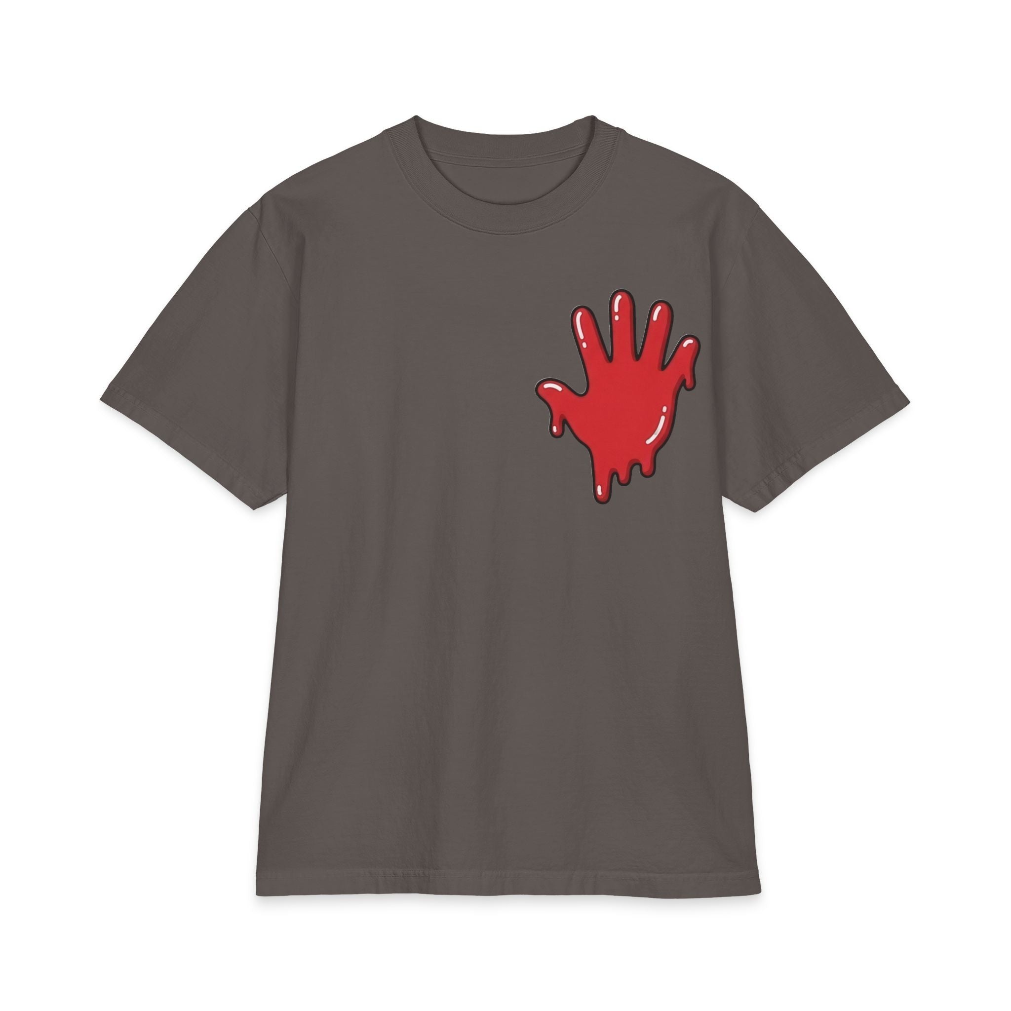 The Slime Shop Max Heavyweight Tee — White / Red Slime In 5